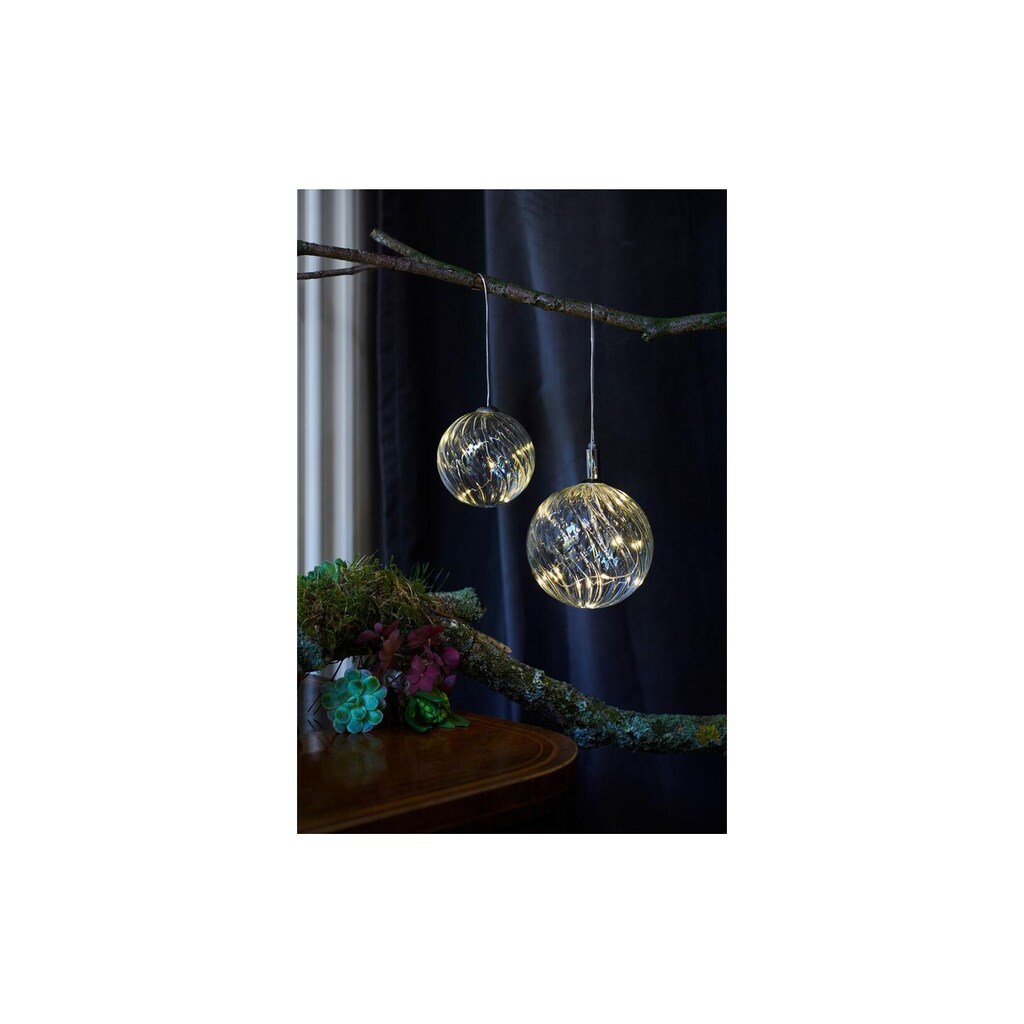 Sirius Weihnachtsbaumkugel »LED Weihnachtskugel Wave mittel«