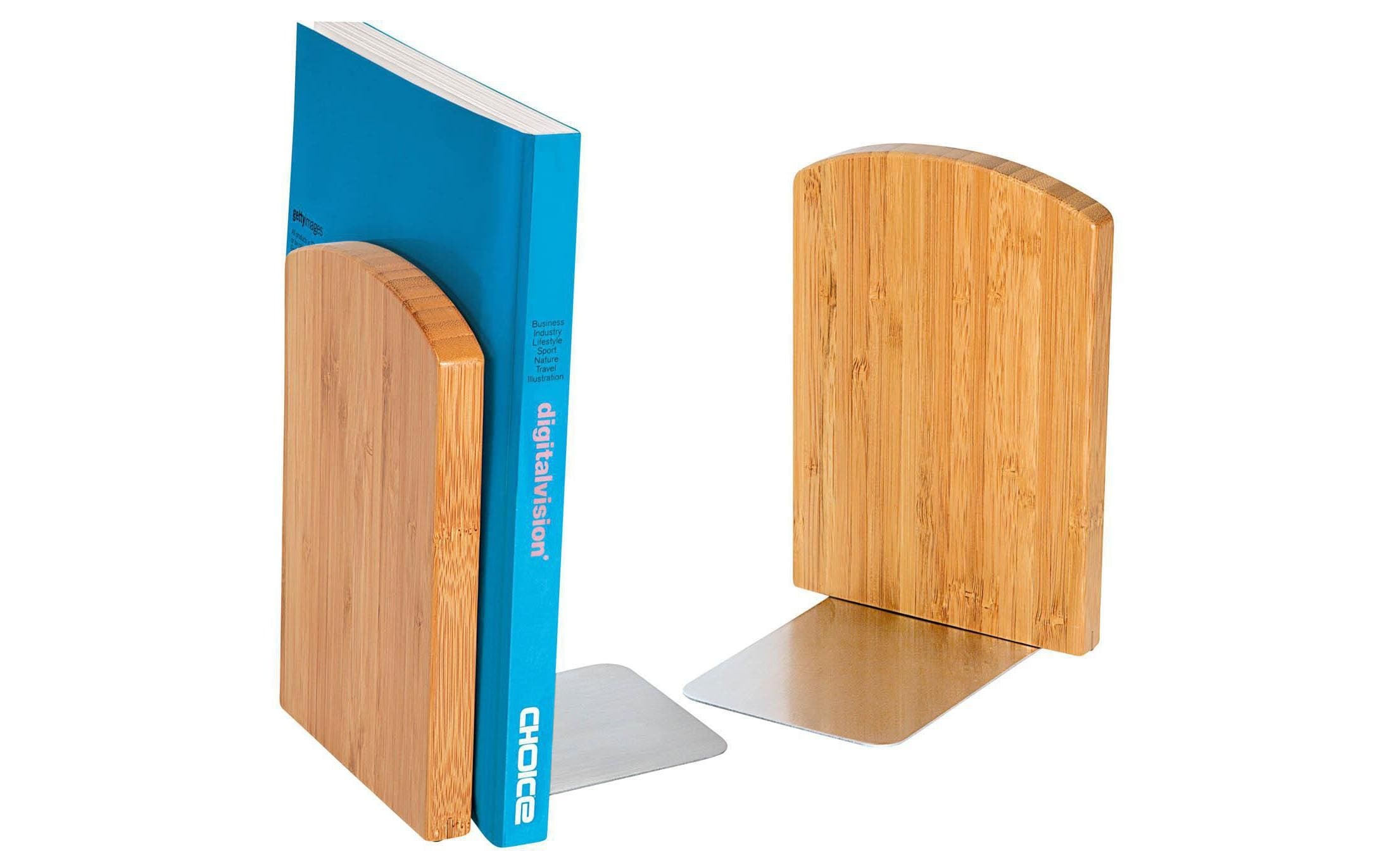 WEDO Buchstütze »2 Stück Bambus«