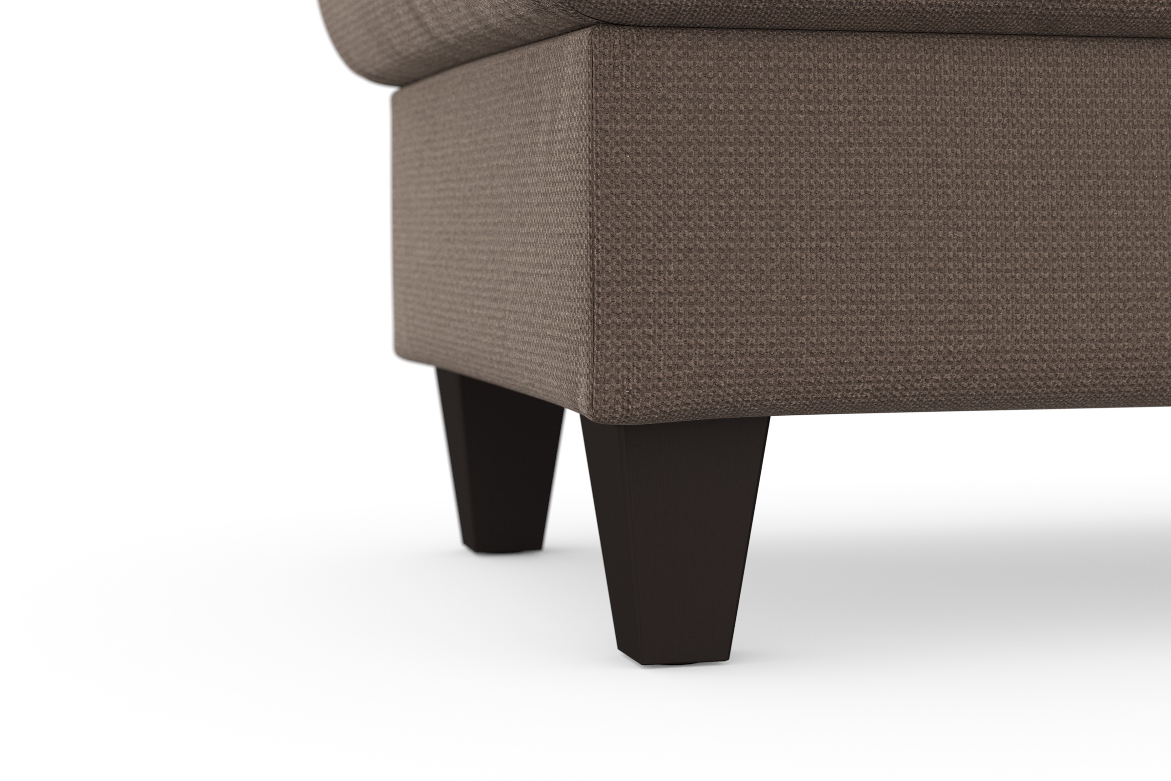 sit&more Stauraumhocker »Farö«, mit Stauraum und Federkern und wengefarbenen Füssen