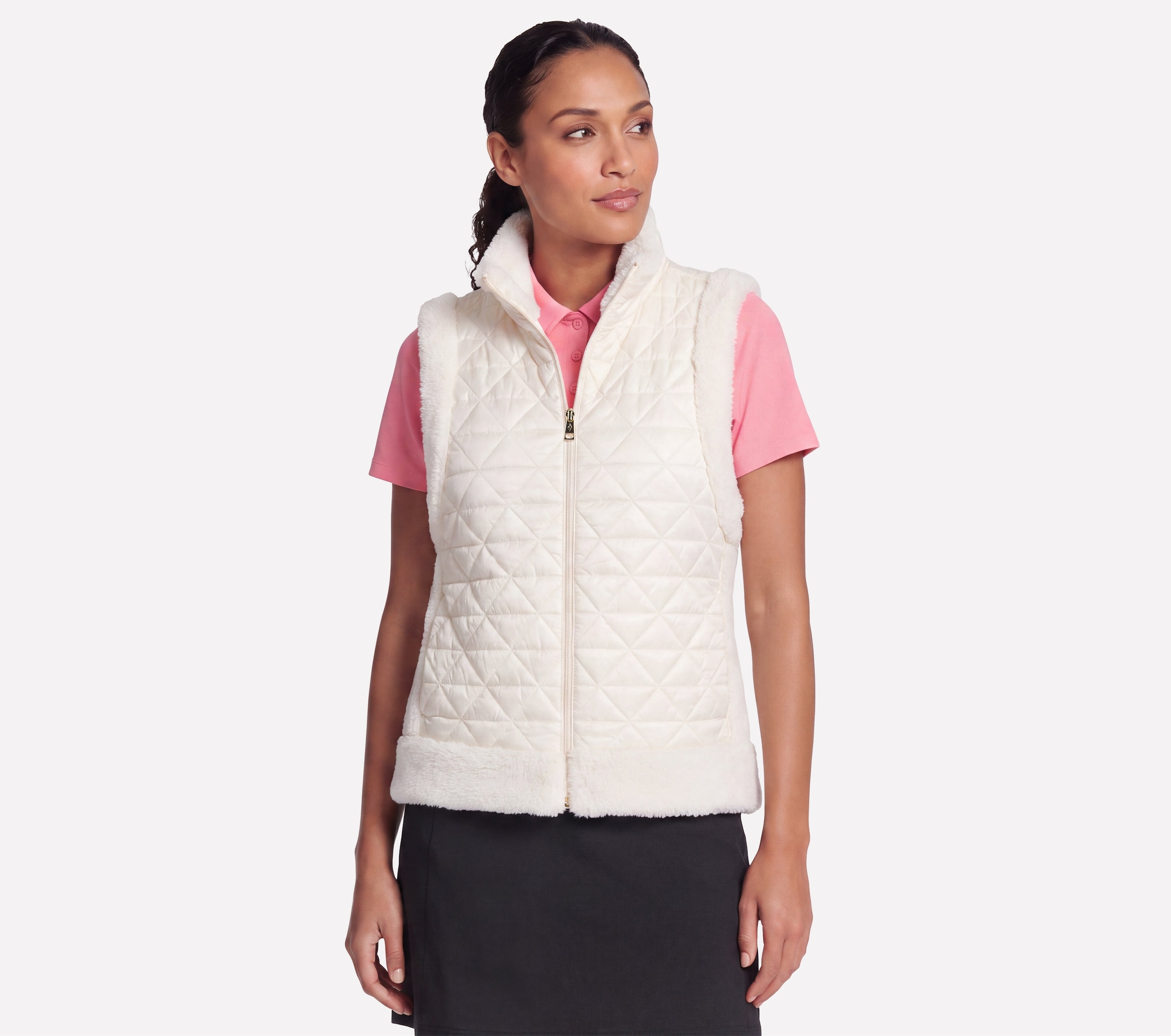 Skechers Steppweste "Womens Jacket" ärmellose Steppweste, aus Polyester und Nylon