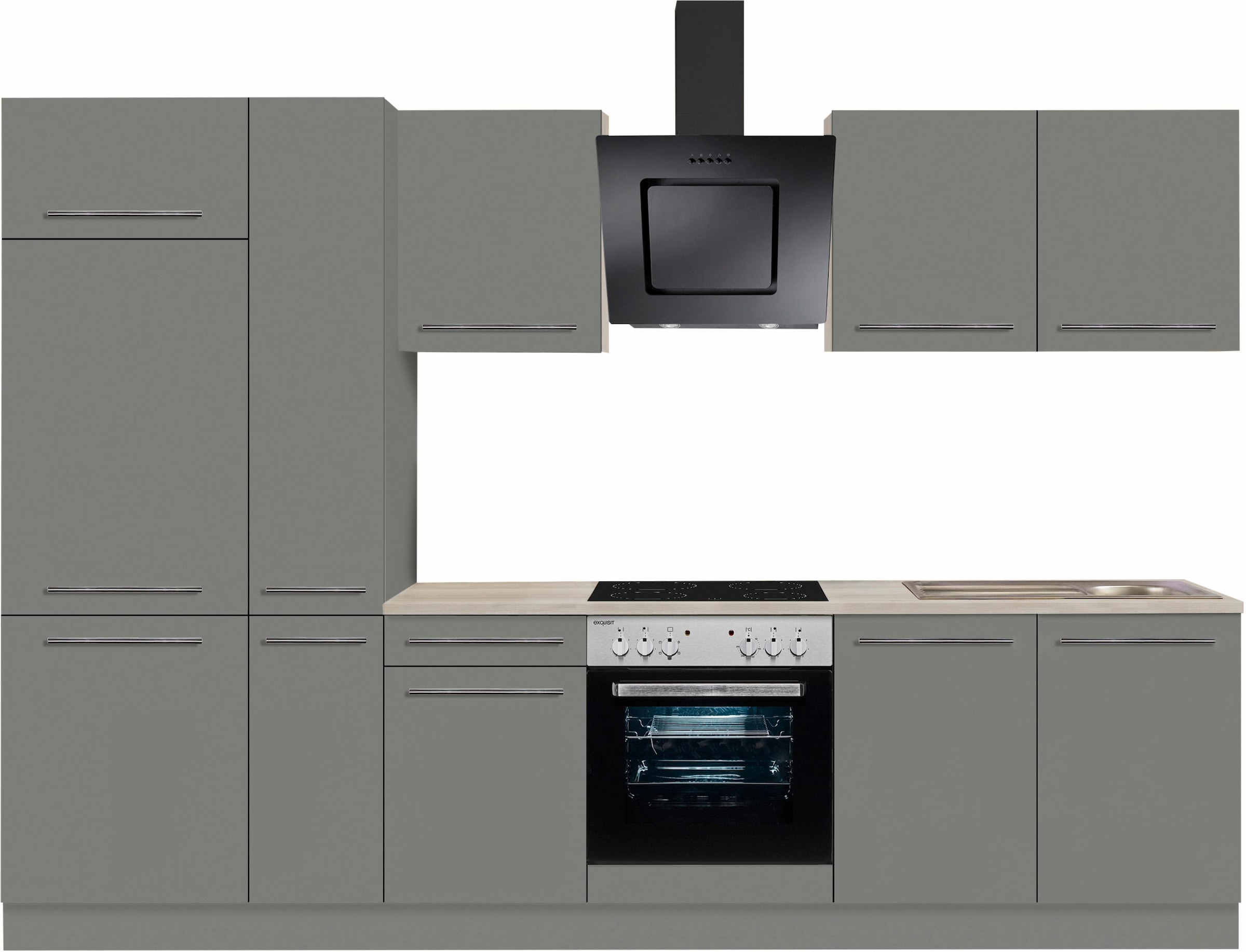 OPTIFIT Küchenzeile »Bern«, höhenverstellbare E-Geräten, 300 mit cm, online Breite Füsse bestellen wahlweise