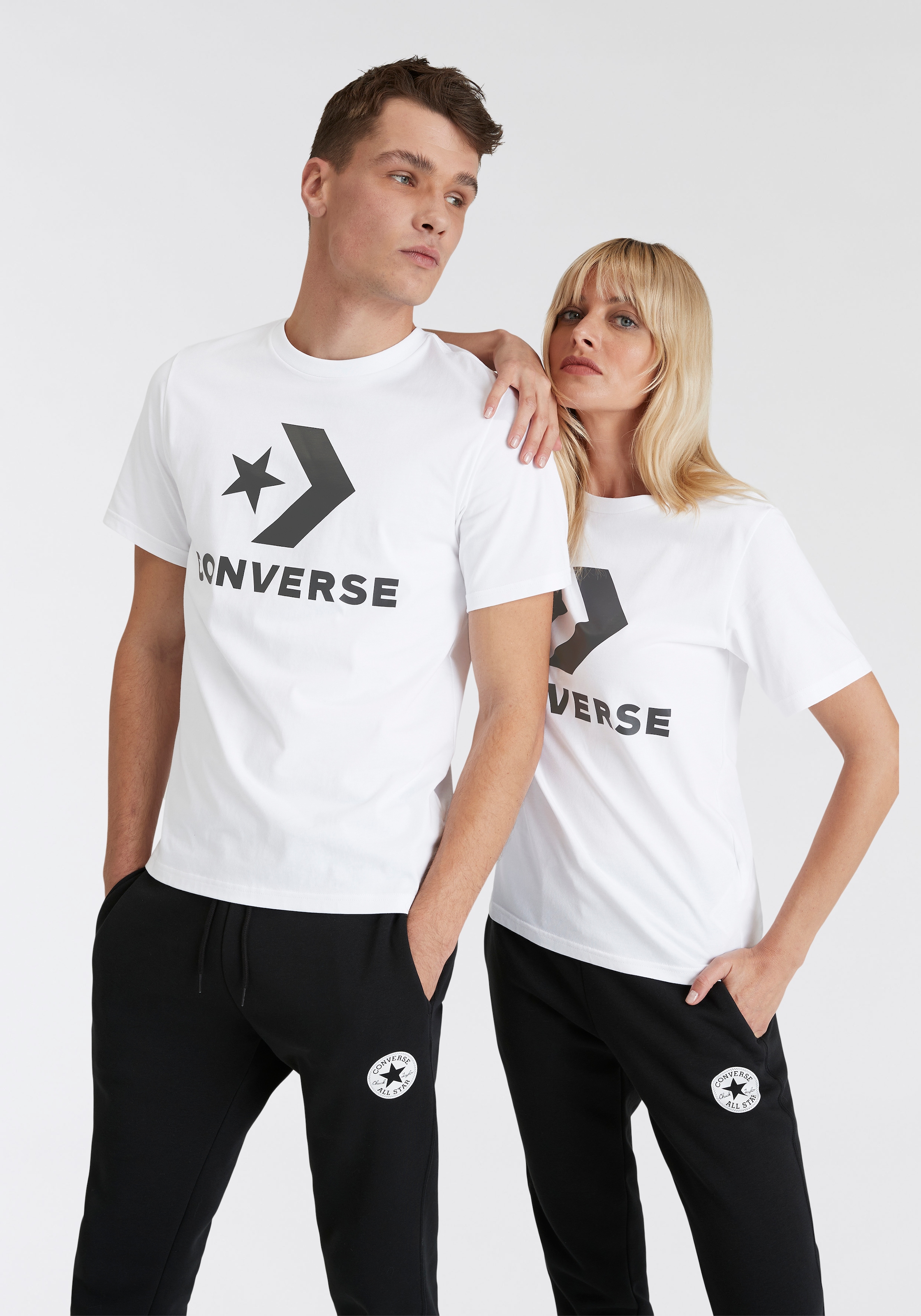 Converse T-Shirt »GO-TO STAR CHEVRON TEE«, (1 tlg.), Unisex online shoppen  bei Jelmoli-Versand Schweiz