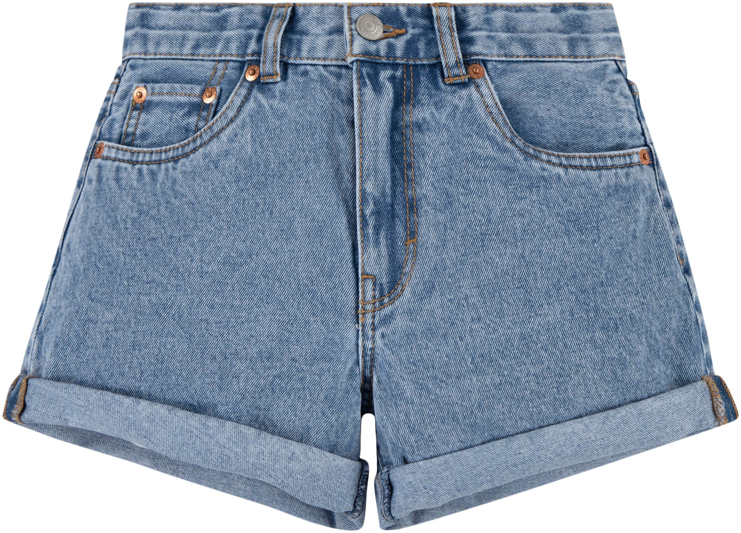 Levi's® Kids Jeansshorts »LVG MINI MOM SHORT W/ ROLL CUF«, for GIRLS