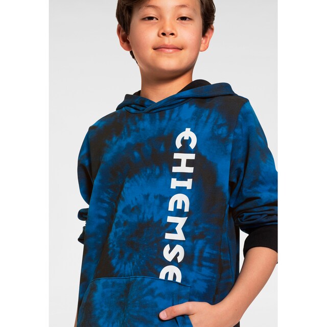 ✵ Chiemsee Kapuzensweatshirt »in cooler Batikoptik«, mit Logo-Druck günstig  bestellen | Jelmoli-Versand