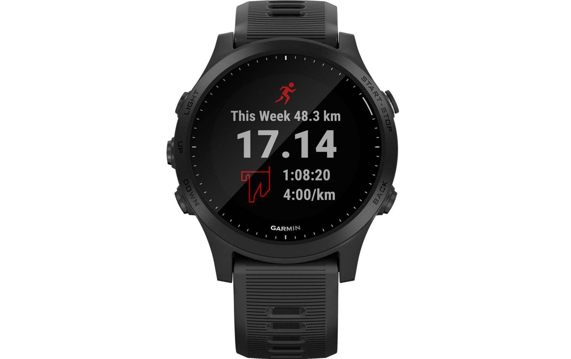 Garmin Fitnessuhr »GPS-Sportuhr Forerunner 945 Schwarz«, (Garmin)