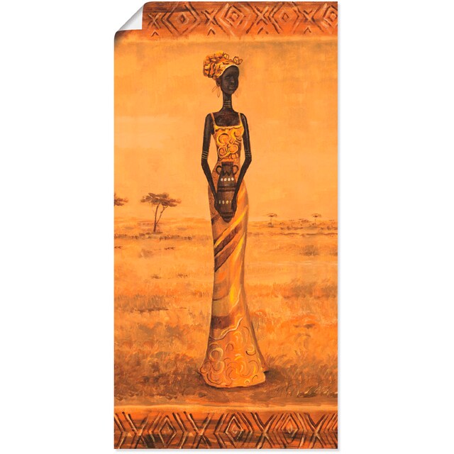 Artland Wandbild »Afrikanische Eleganz II«, Frau, (1 St.), als Alubild,  Leinwandbild, Wandaufkleber oder Poster in versch. Grössen online shoppen |  Jelmoli-Versand