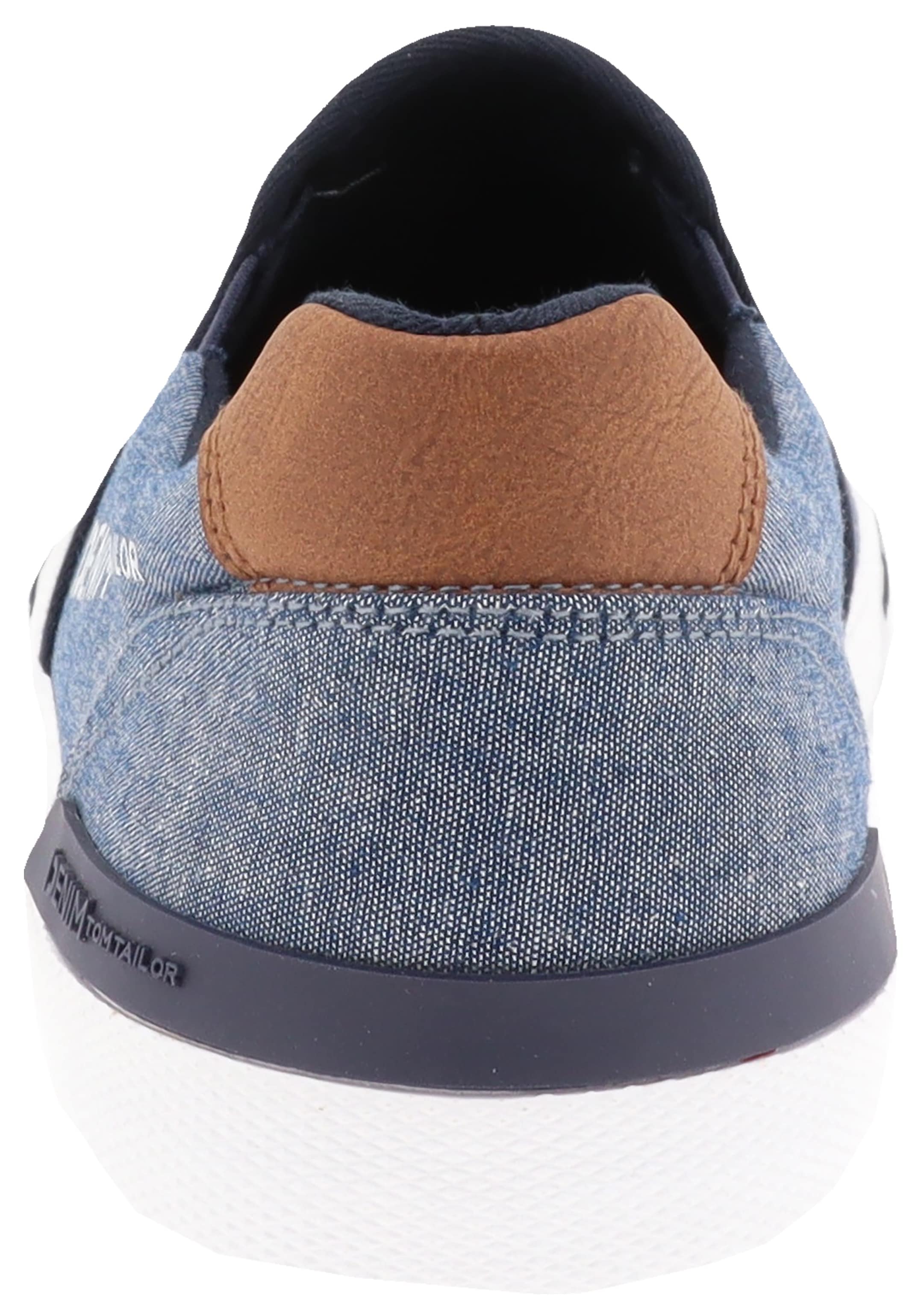 TOM TAILOR Slipper, Slip-On Sneaker, Freizeitschuh mit gepolstertem Schaftrand