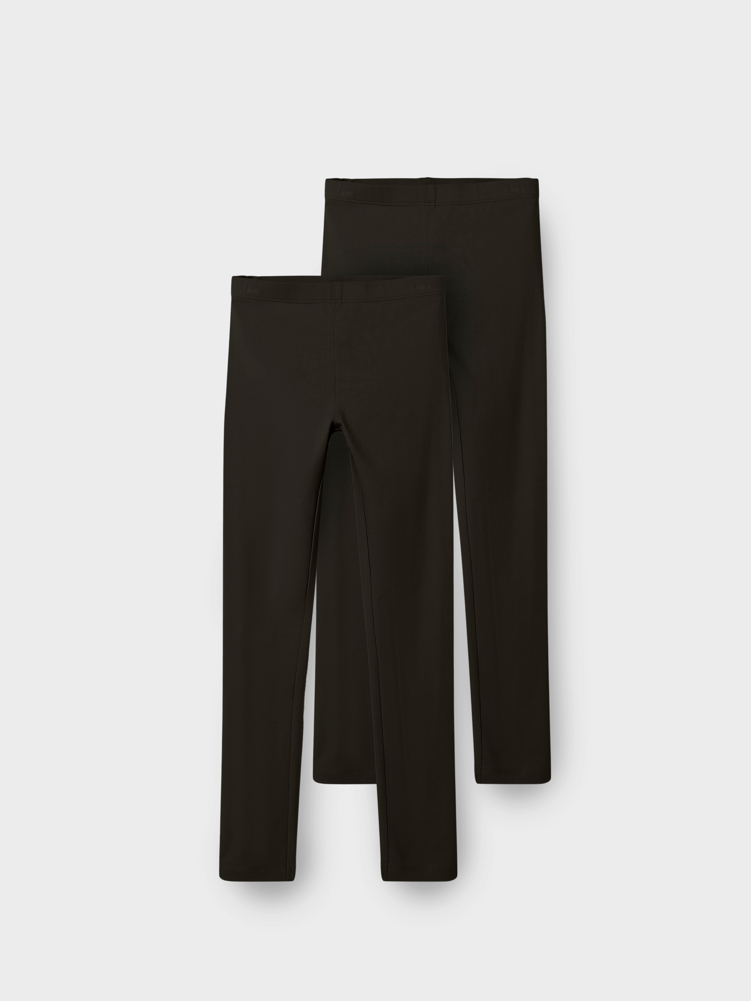 Name It Leggings »NKFVIVIAN für Mädchen mit elastischem Bund im 2er-Pack« unifarben, casual, sehr schmal, Baumwollmischung, Jersey