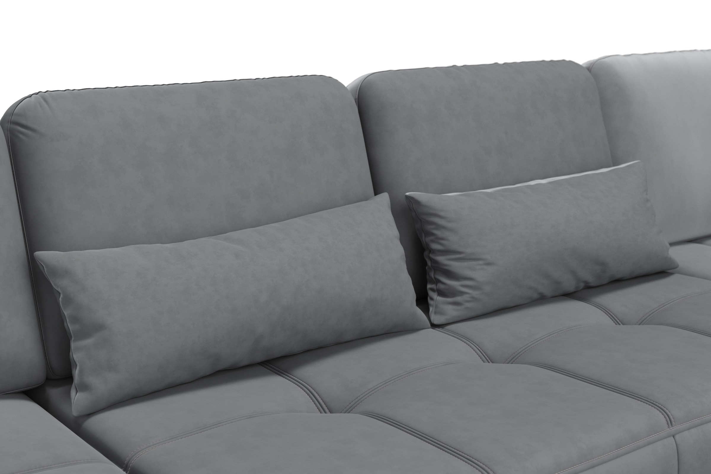 sit&more Wohnlandschaft »Bendigo U-Form«, inklusive Sitztiefenverstellung, Bodenfreiheit 12 cm, in 2 Fussfarben