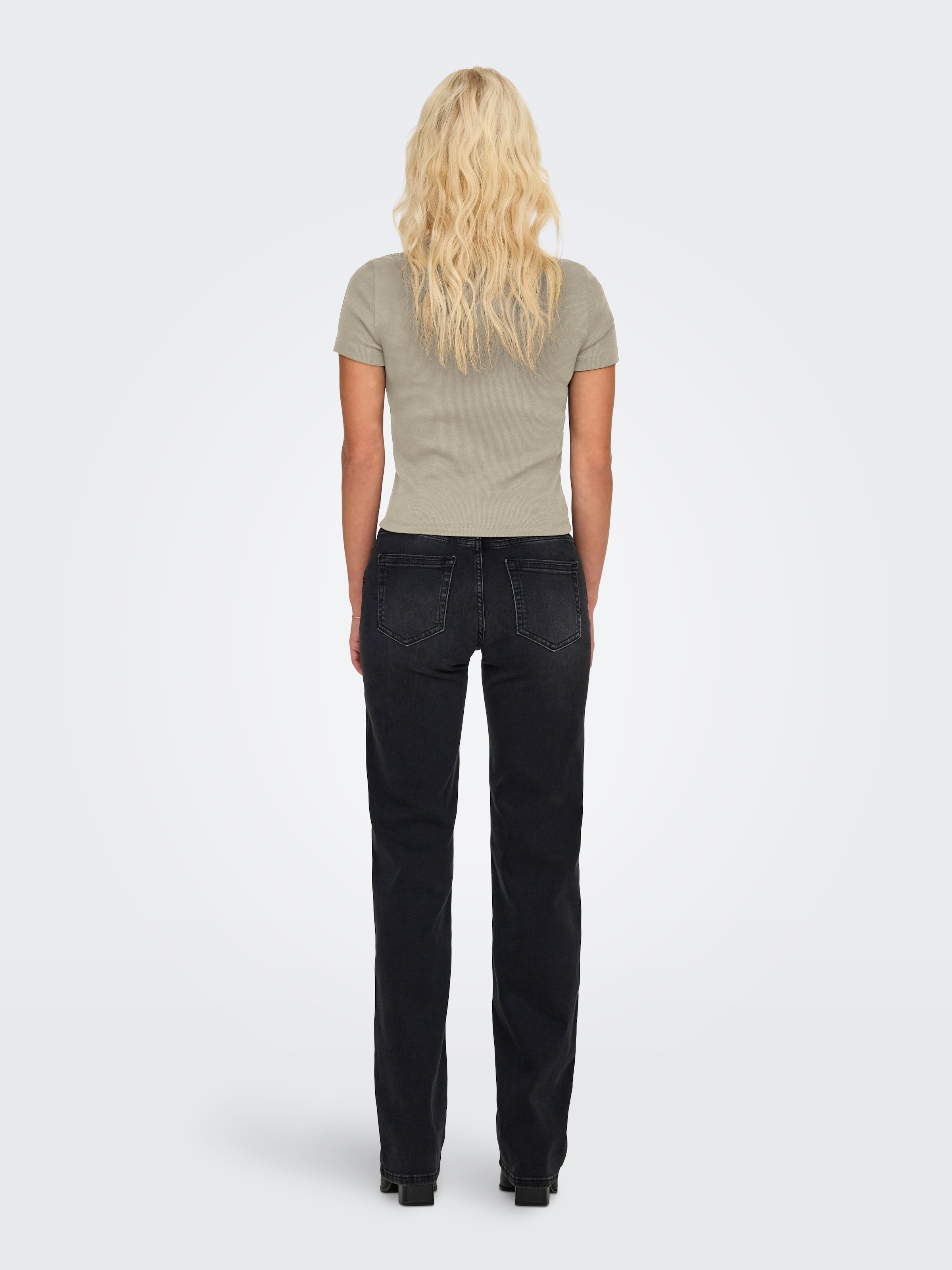 ONLY Kurzarmshirt »ONLVAL S/S O-NECK TOP CC JRS«