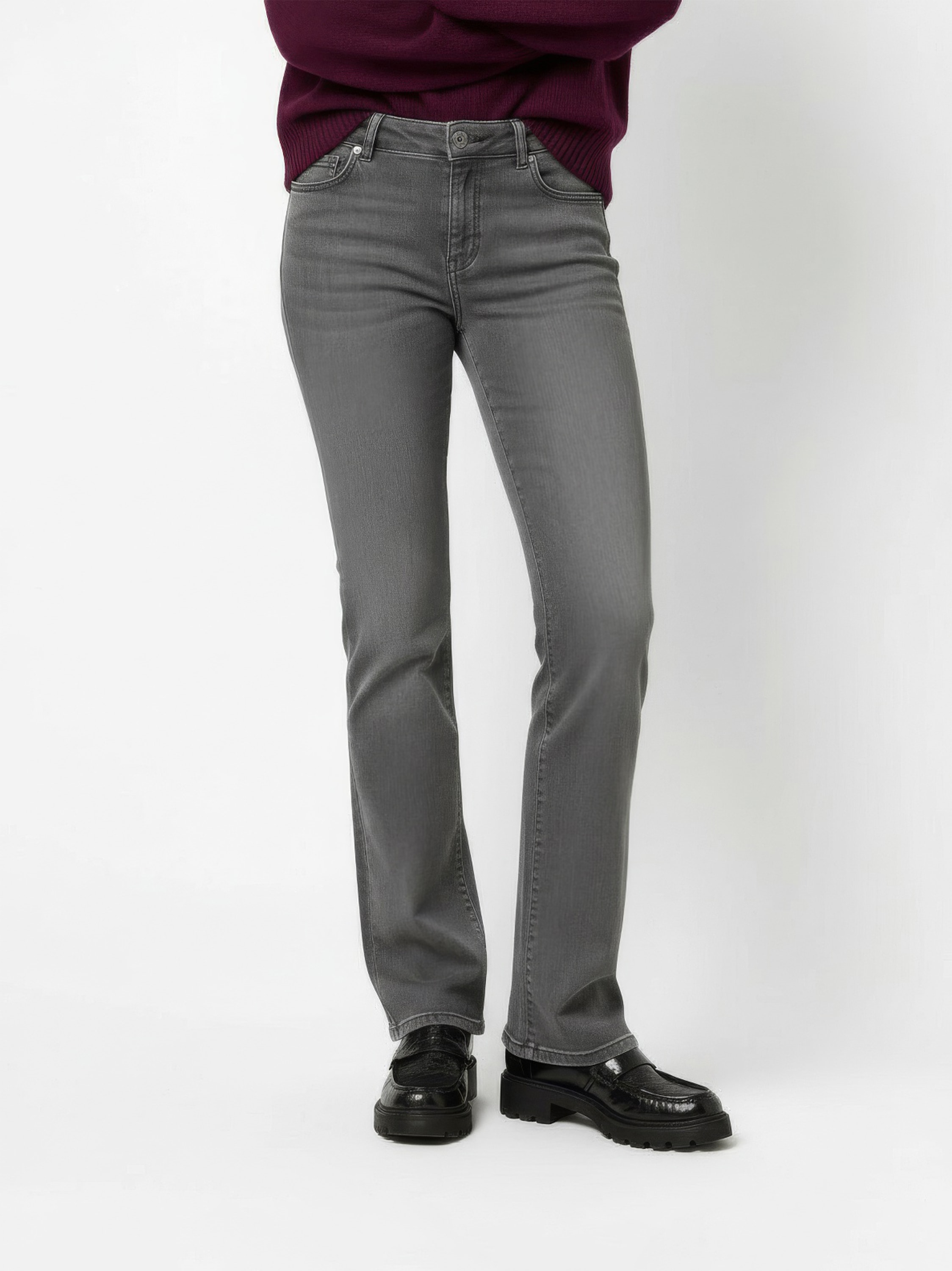 TONI Bootcut-Jeans »Jeans Perfect Shape Bootcut« Slim-Fit in elastischem Materialmix