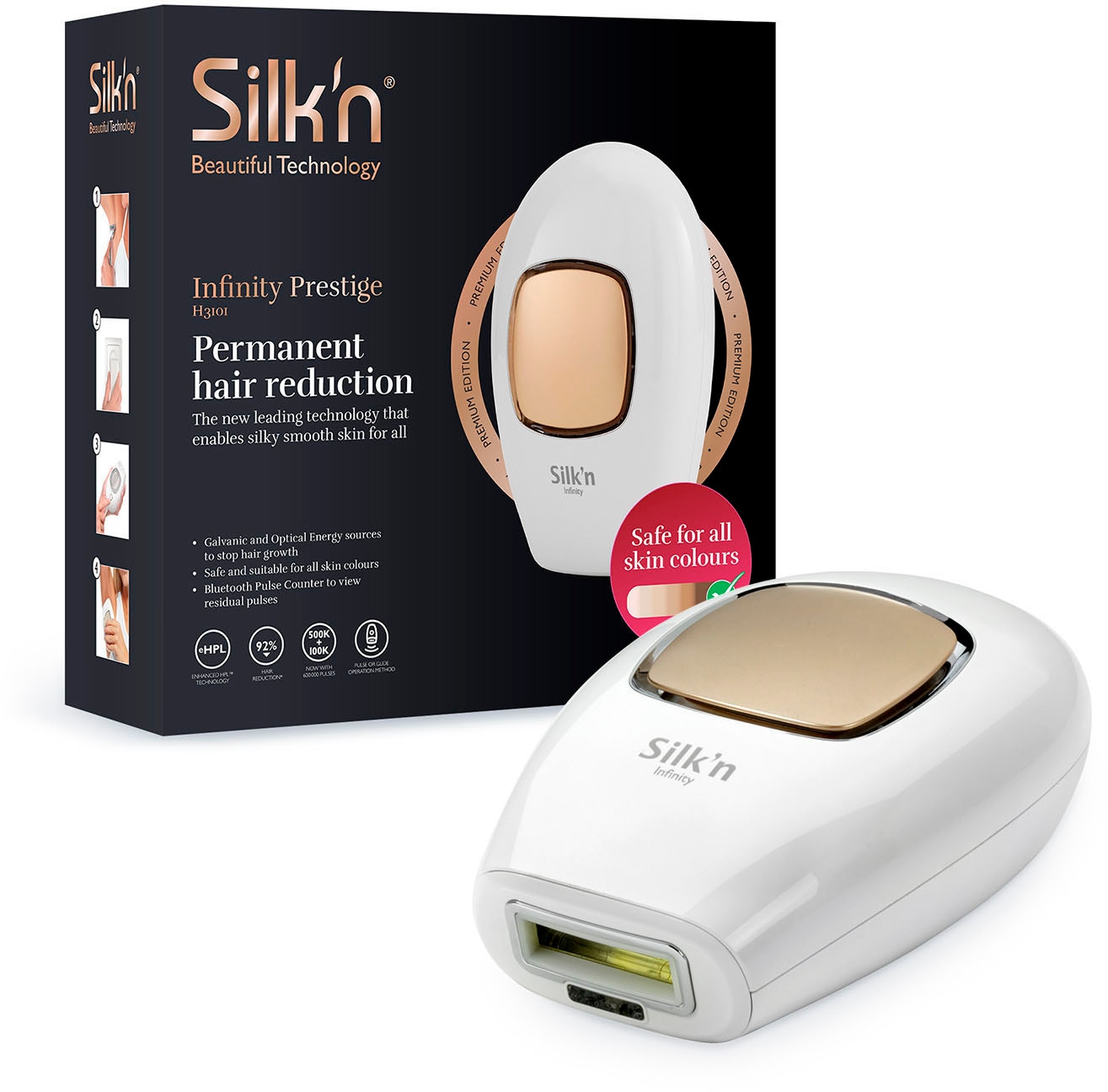 Silk'n IPL-Haarentferner »Infinity Prestige«, 600.000 Lichtimpulse kaufen