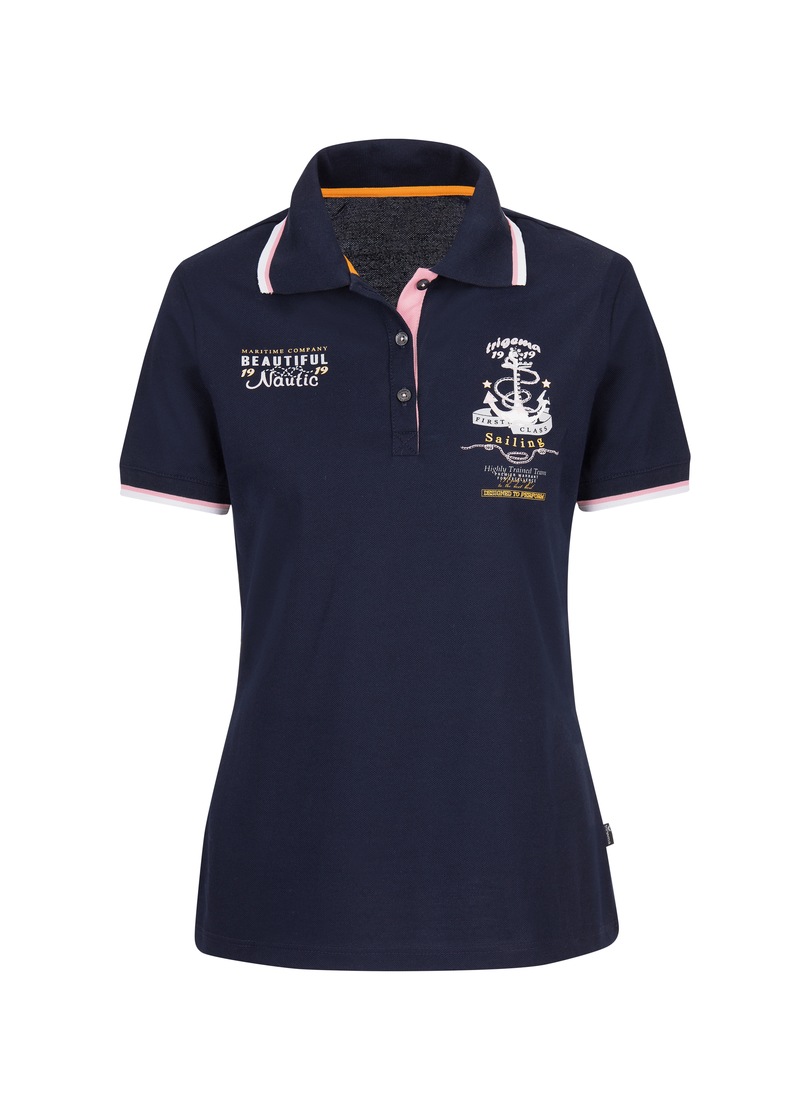 Trigema Poloshirt »TRIGEMA Damen Poloshirt mit maritimem Aufdruck« online  bestellen bei Jelmoli-Versand Schweiz