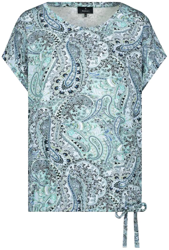 Monari Rundhalsshirt, mit Paisleymuster online | Jelmoli-Versand bestellen