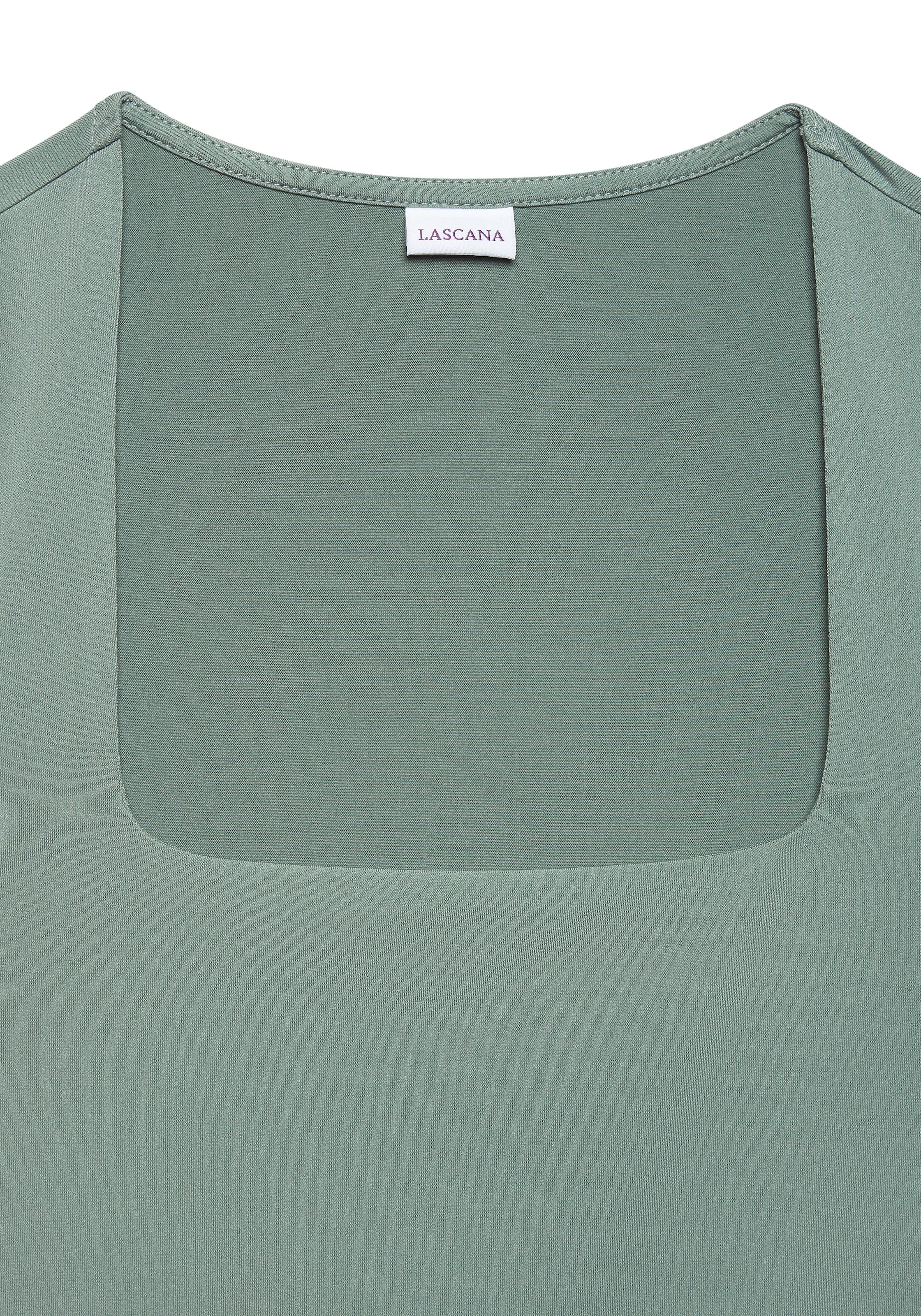 LASCANA Tanktop, aus bügelfreiem Material, elegantes Basic-Top mit breiten Trägern