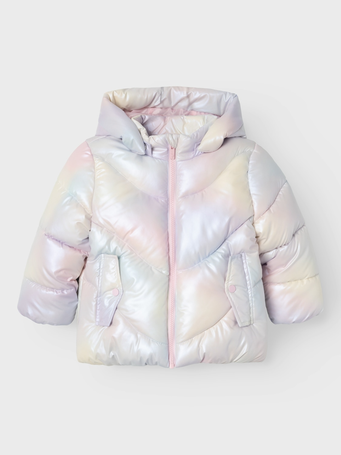 Name It Steppjacke »NMFMARLEE PUFFER JACKET AOP«, mit Kapuze