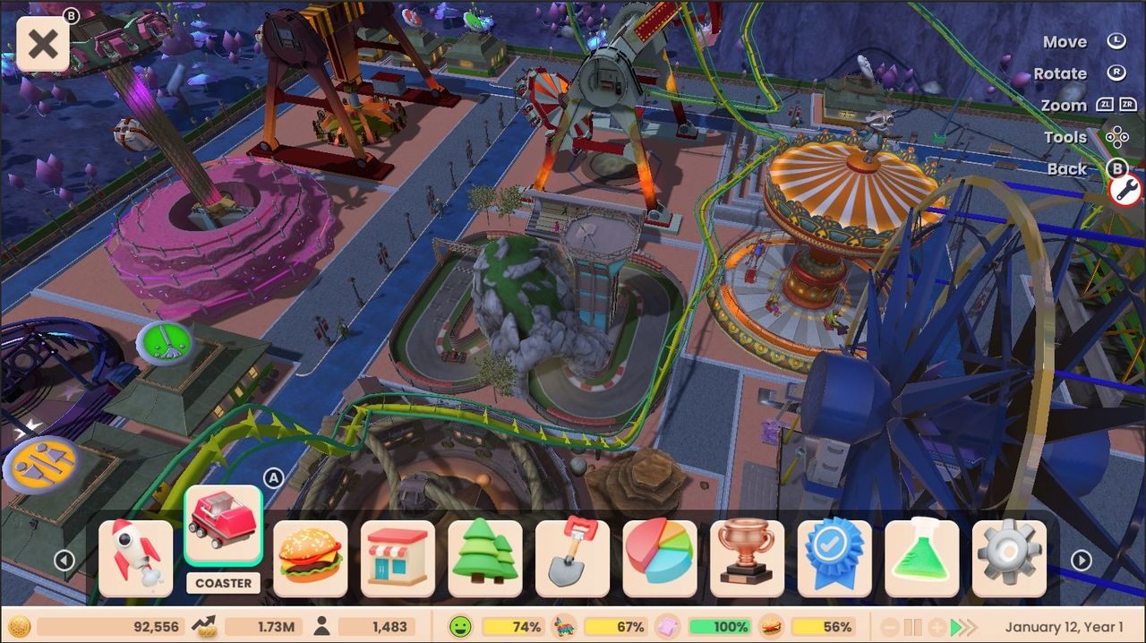 ATARI Spielesoftware »RollerCoaster Tycoon Adventures Deluxe«, Nintendo Switch