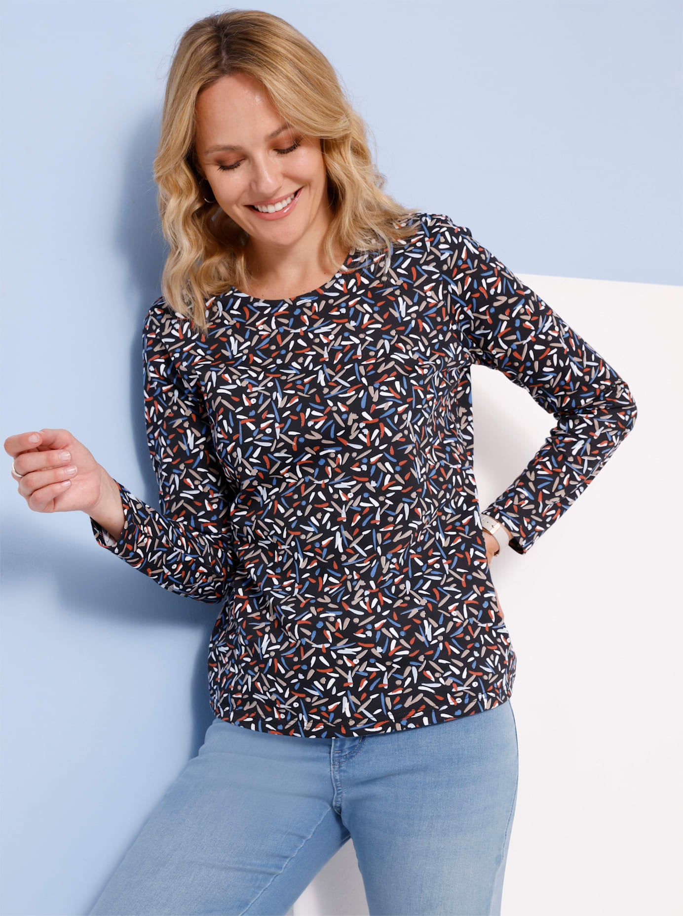 Classic Basics Langarmshirt "Shirt" 1