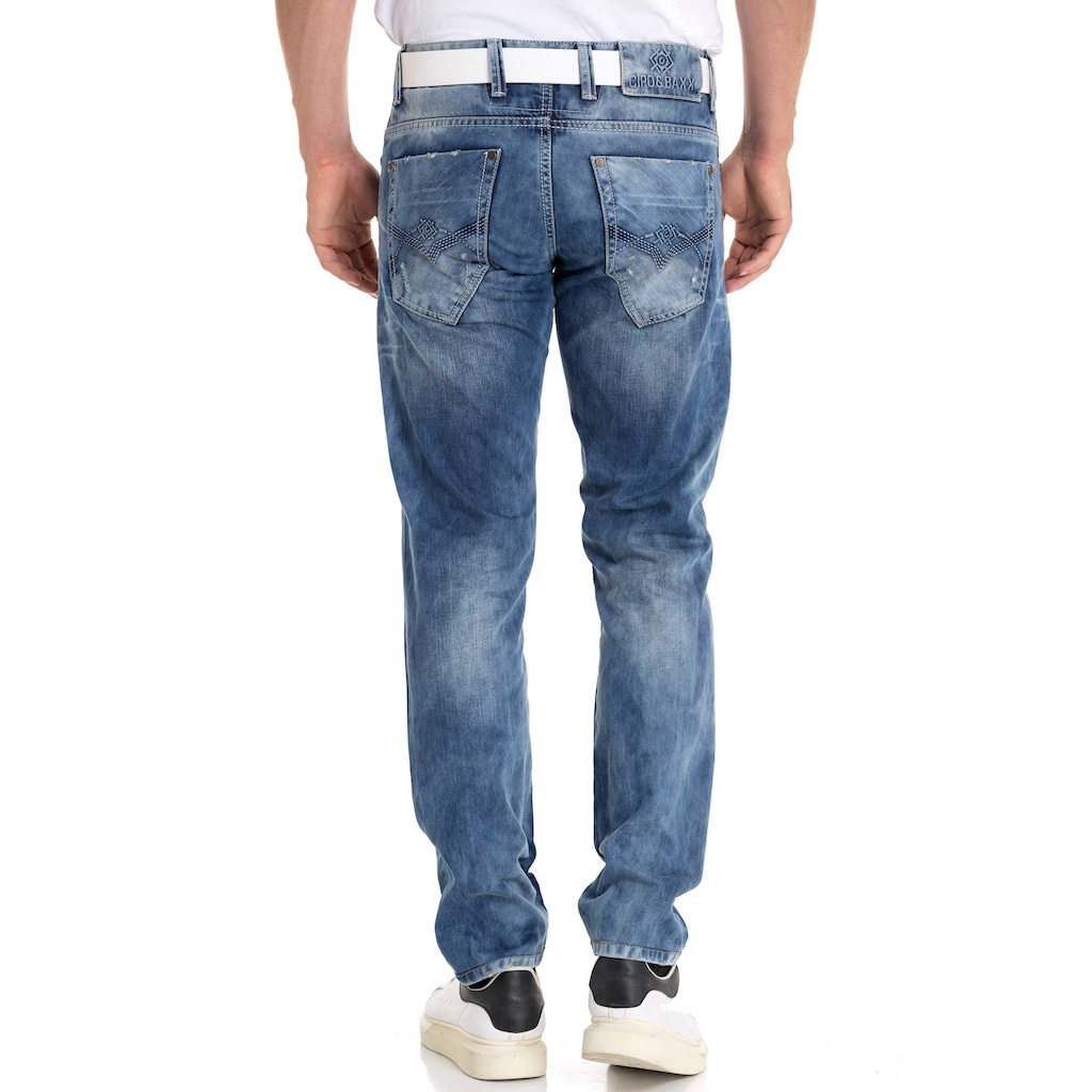 Cipo & Baxx Destroyed-Jeans »Regular«, im Used-Look
