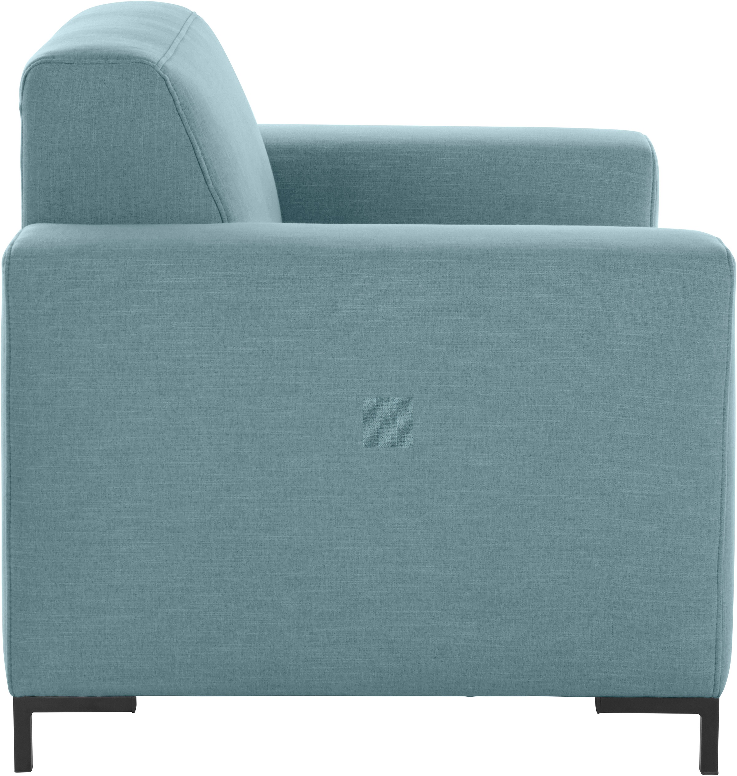 GOODproduct Sessel »Grazzo Loungesessel, moderne Sitzheftung, bequemer Einzelsessel«, hochwertige Stoffe aus recyceltem Material, Steppung im Sitzbereich
