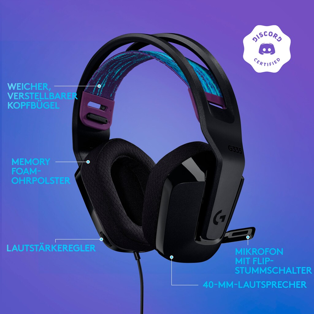 Logitech G Gaming-Headset »G335«