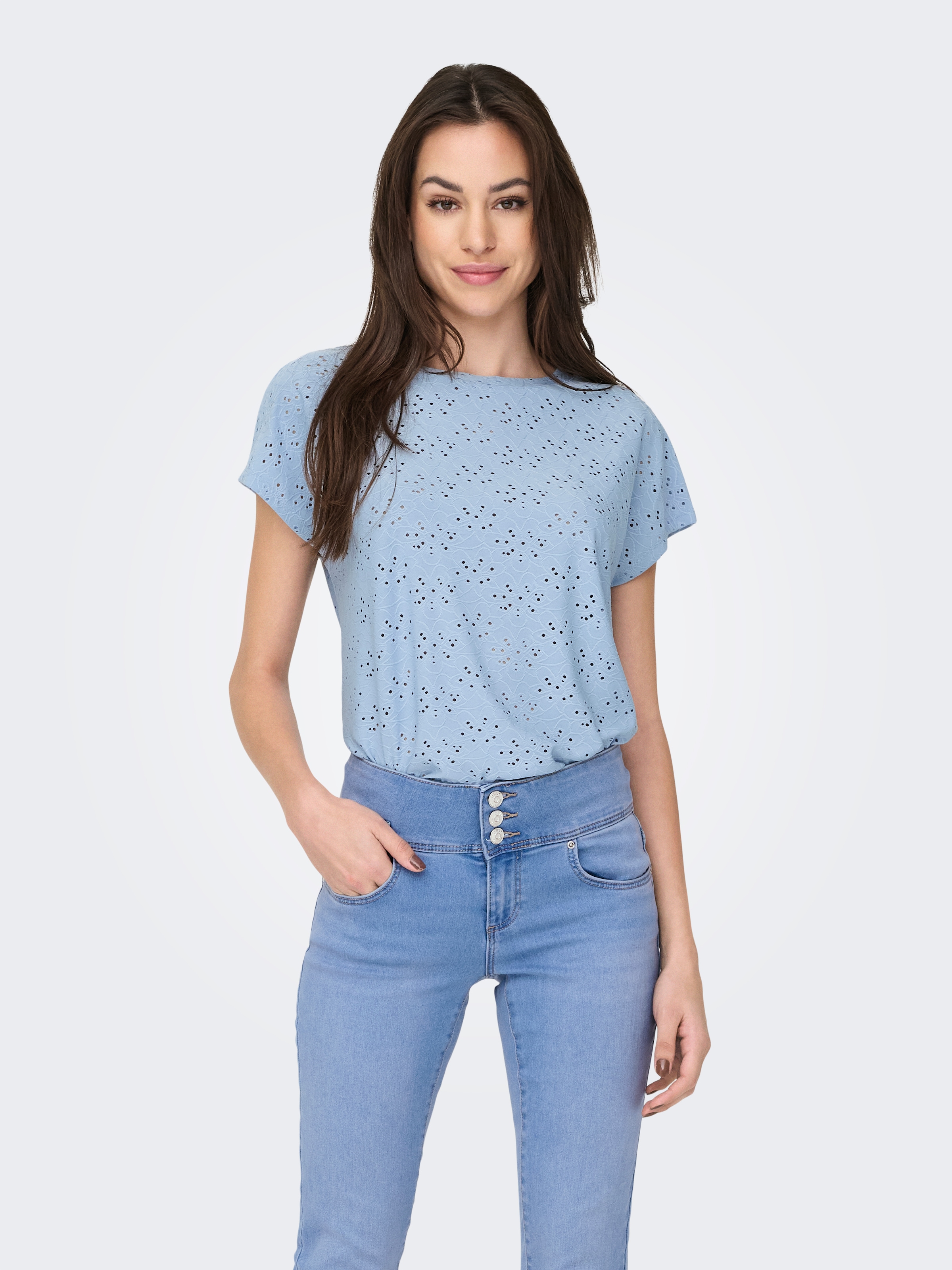 ONLY Kurzarmshirt »ONLSMILLA S/S TOP JRS NOOS«