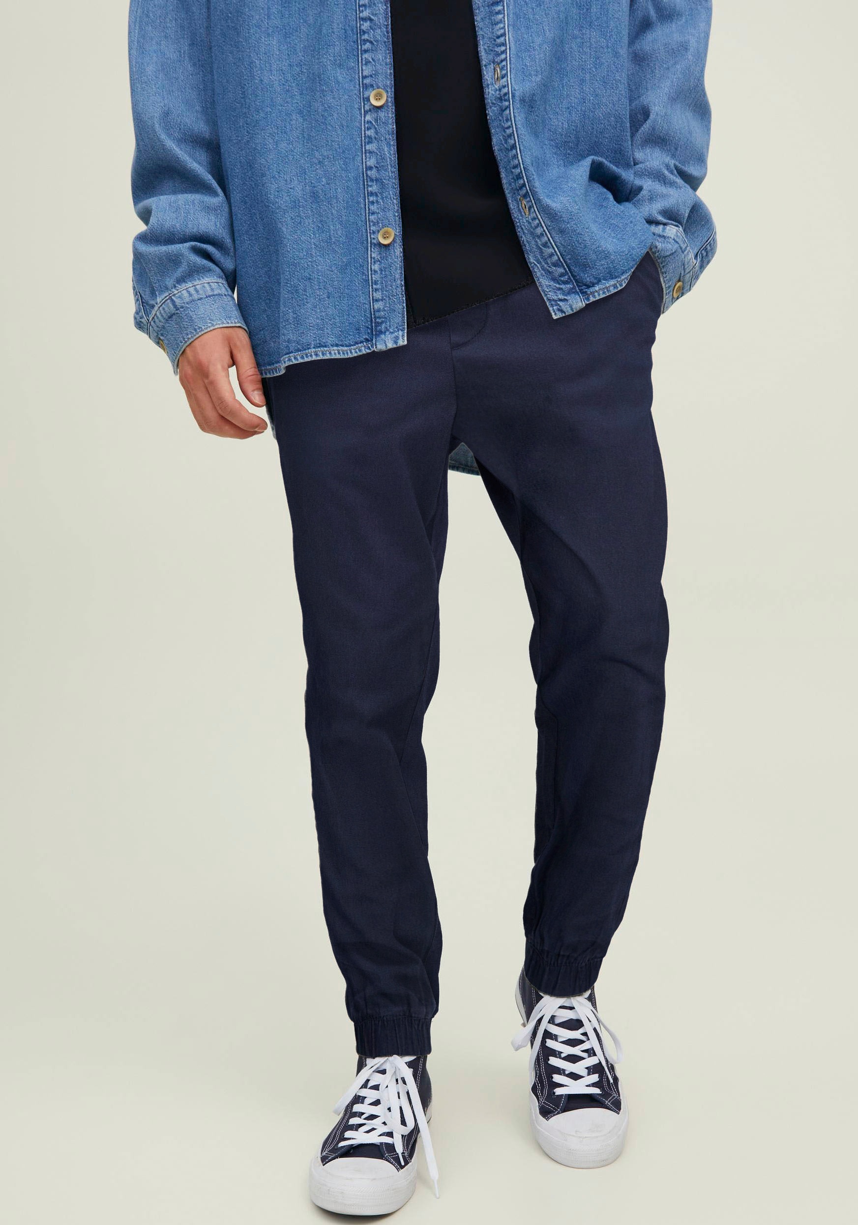 Jack & Jones Schlupfhose »JPSTGORDON JJDAVE« Mit Bündchen am Bein