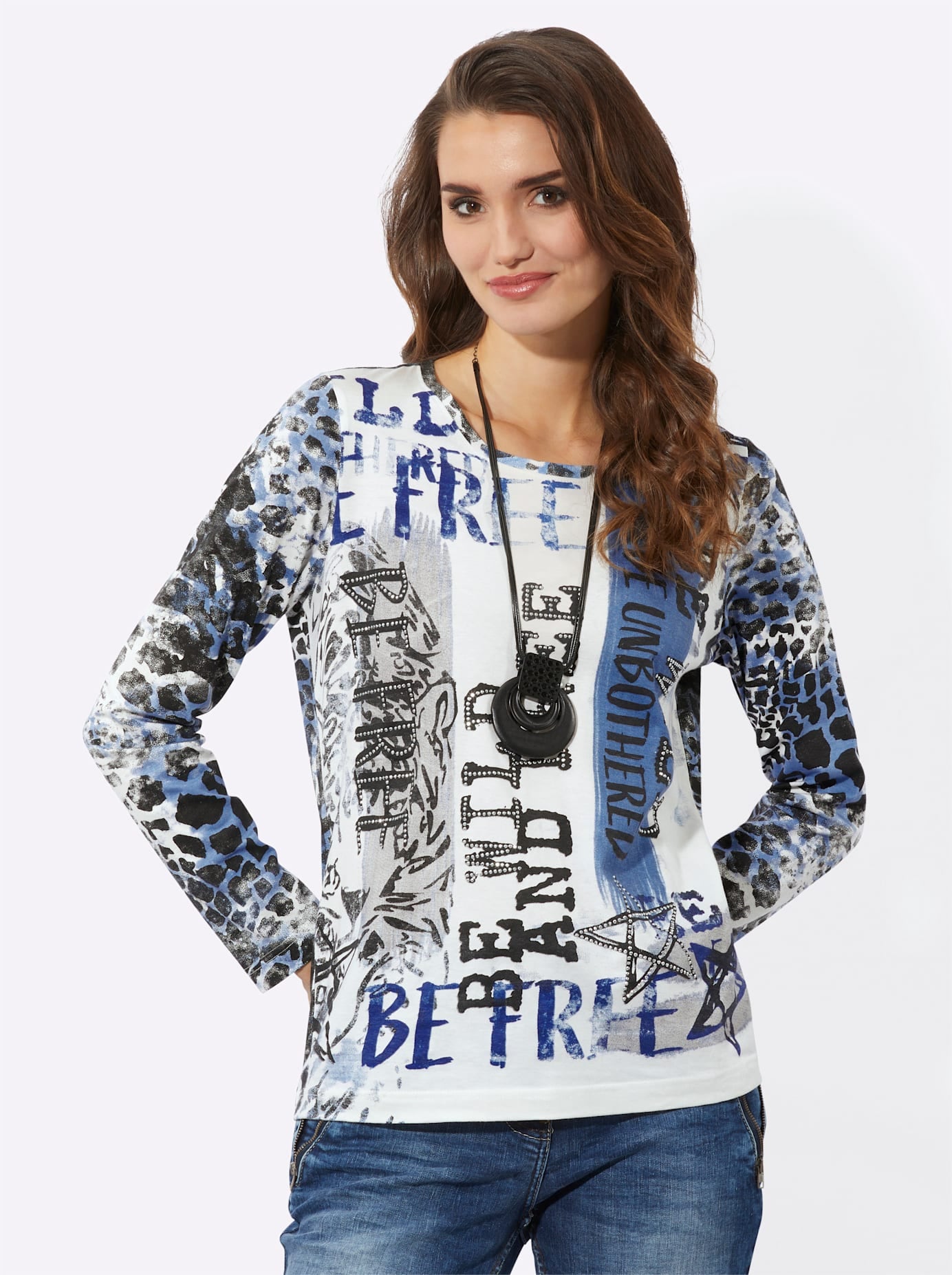 Inspirationen Print-Shirt »Print-Shirt«, (1 tlg.)