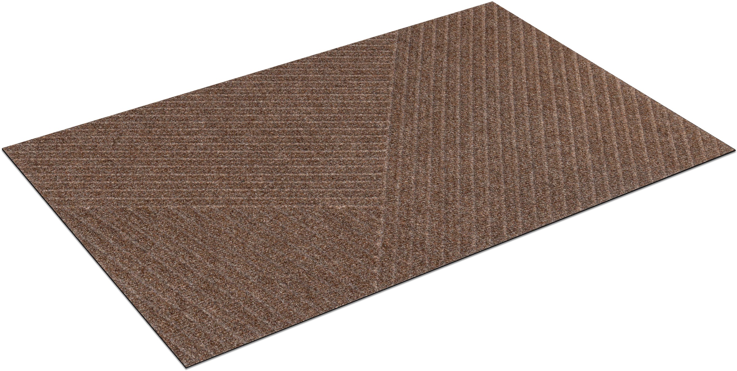 wash+dry by Kleen-Tex Fussmatte »DUNE Stripes taupe«, rechteckig, 8 mm Höhe