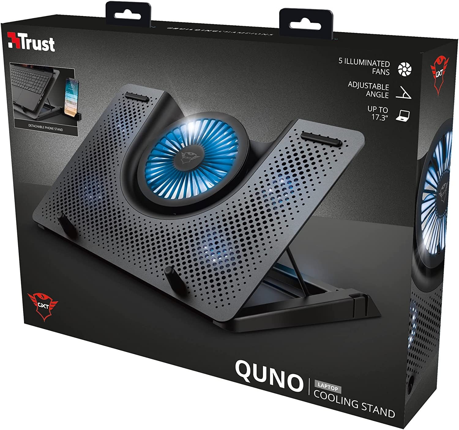 Trust Notebook-Kühler »GXT1125 QUNO LAPTOP COOLING STAND«