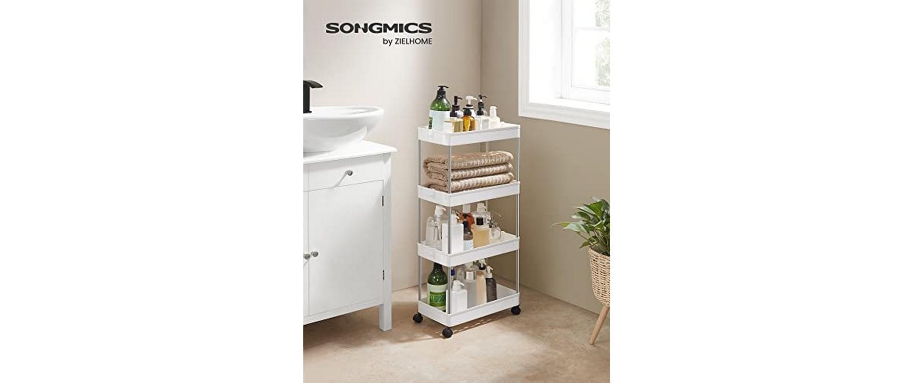 SONGMICS Rollwagen »40 x 86 x 22 cm«