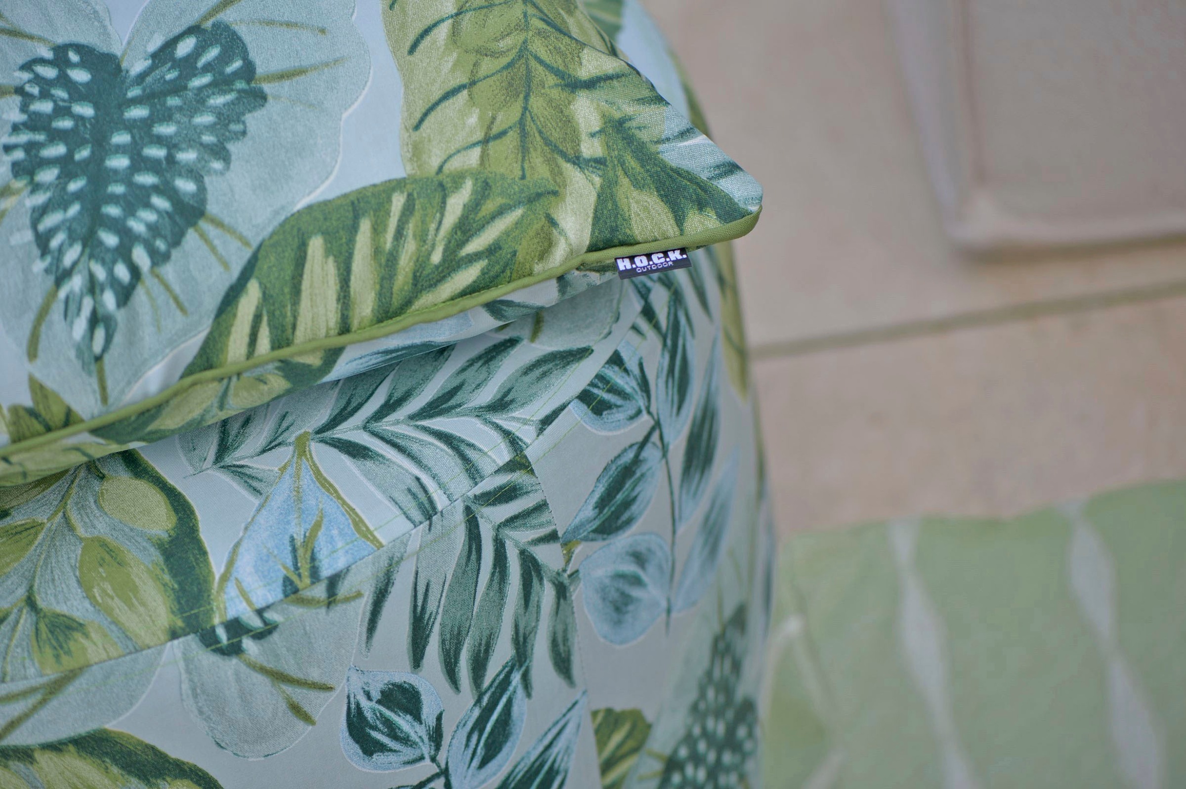 H.O.C.K. Dekokissen »Tropical«, Kissenhülle mit Füllung, 1 Stück