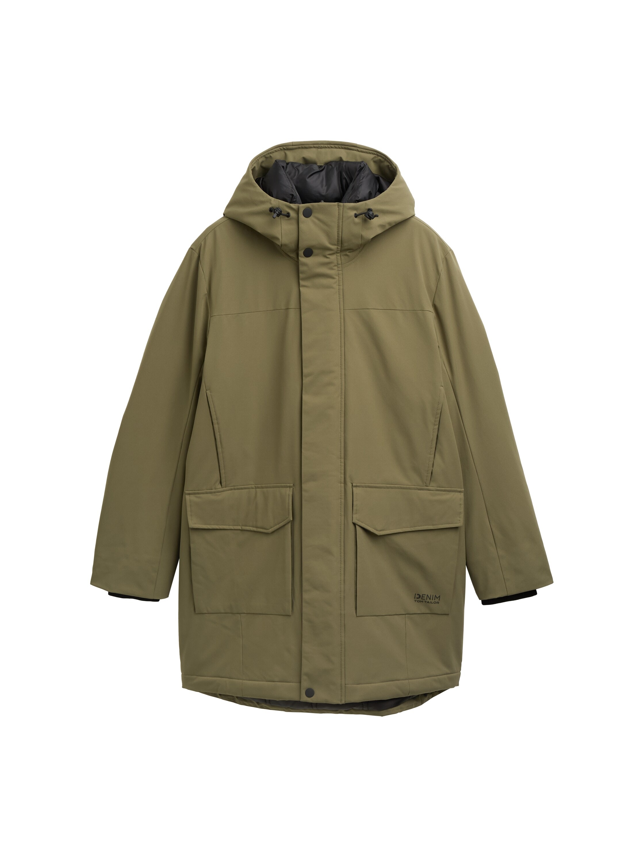 TOM TAILOR Denim Parka, mit Kapuze, mit wasserabweisender Funktion
