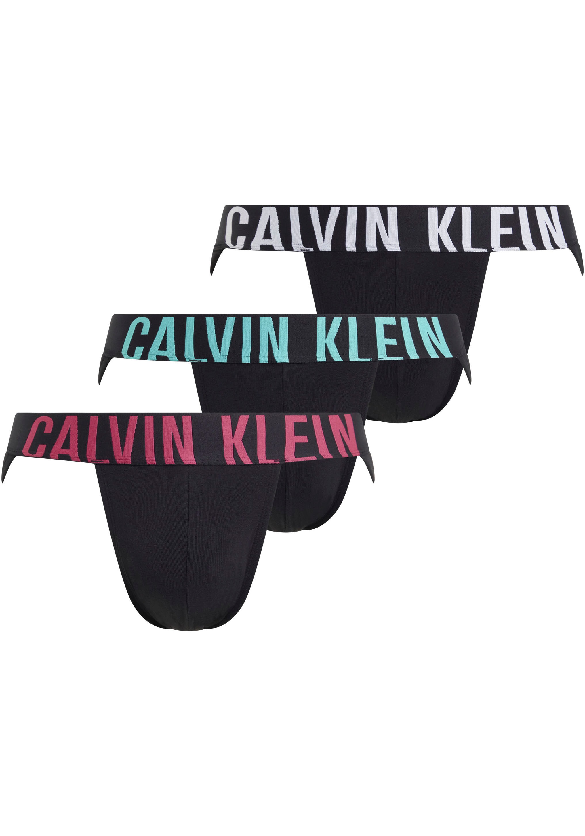 Calvin Klein Underwear String »JOCK STRAP 3PK« Packung, 3er, 3 Stk. mit Logo-Stretchbund