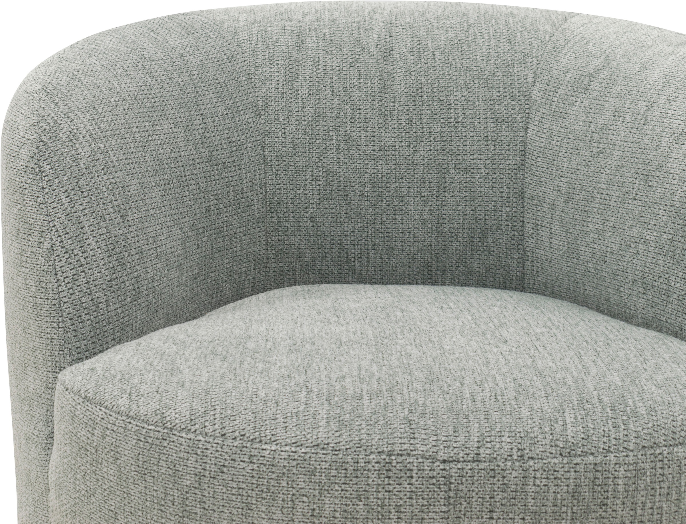 DOMO collection Sessel »Obidos moderner Loungesessel«, Struktur weich, grau