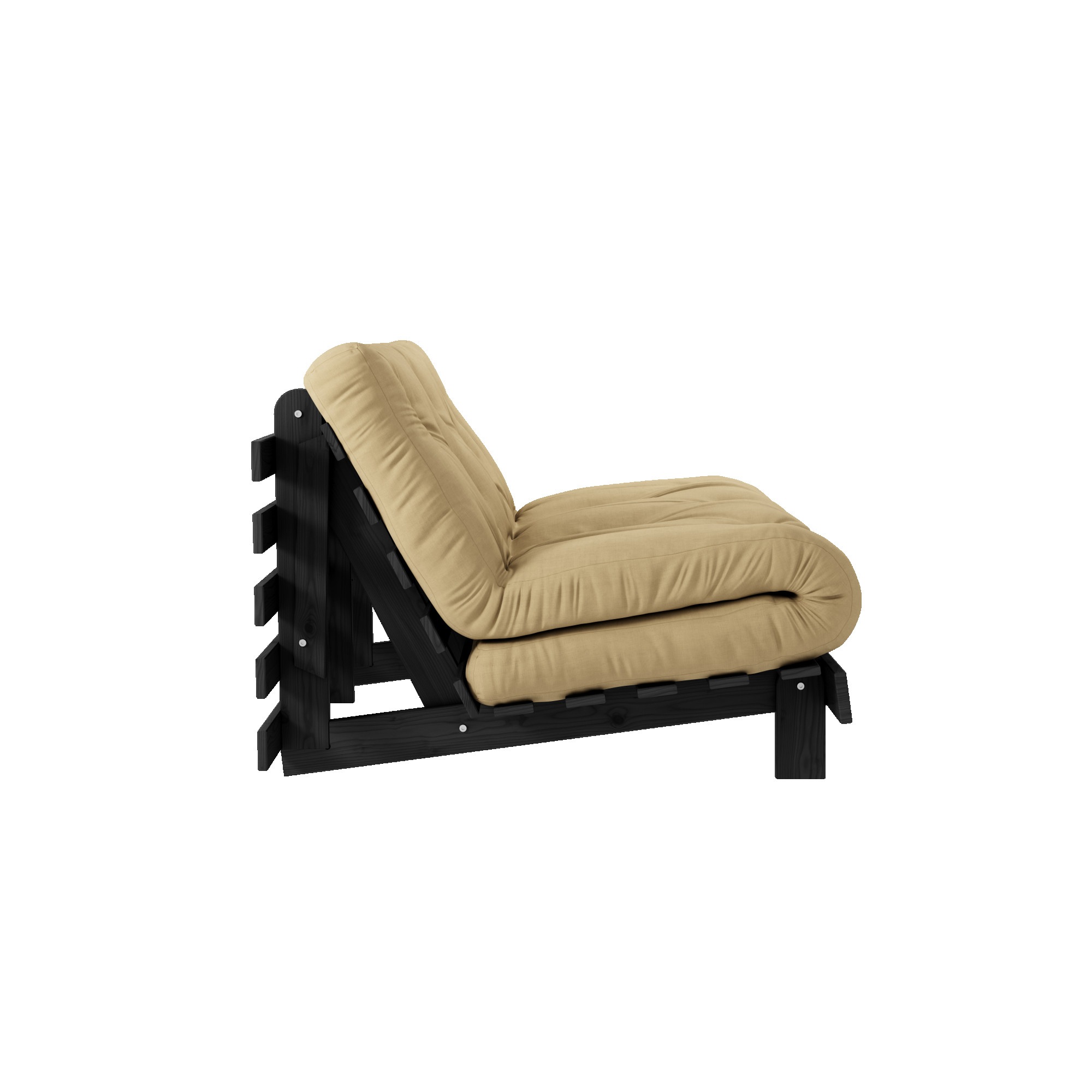 Karup Design Daybett »Daybett Roots Schlafsofa – Gästebett & Sofa aus FSC®-Kiefer«, Inkl. Futonmatratze, in mehreren Grössen & Farben erhältlich