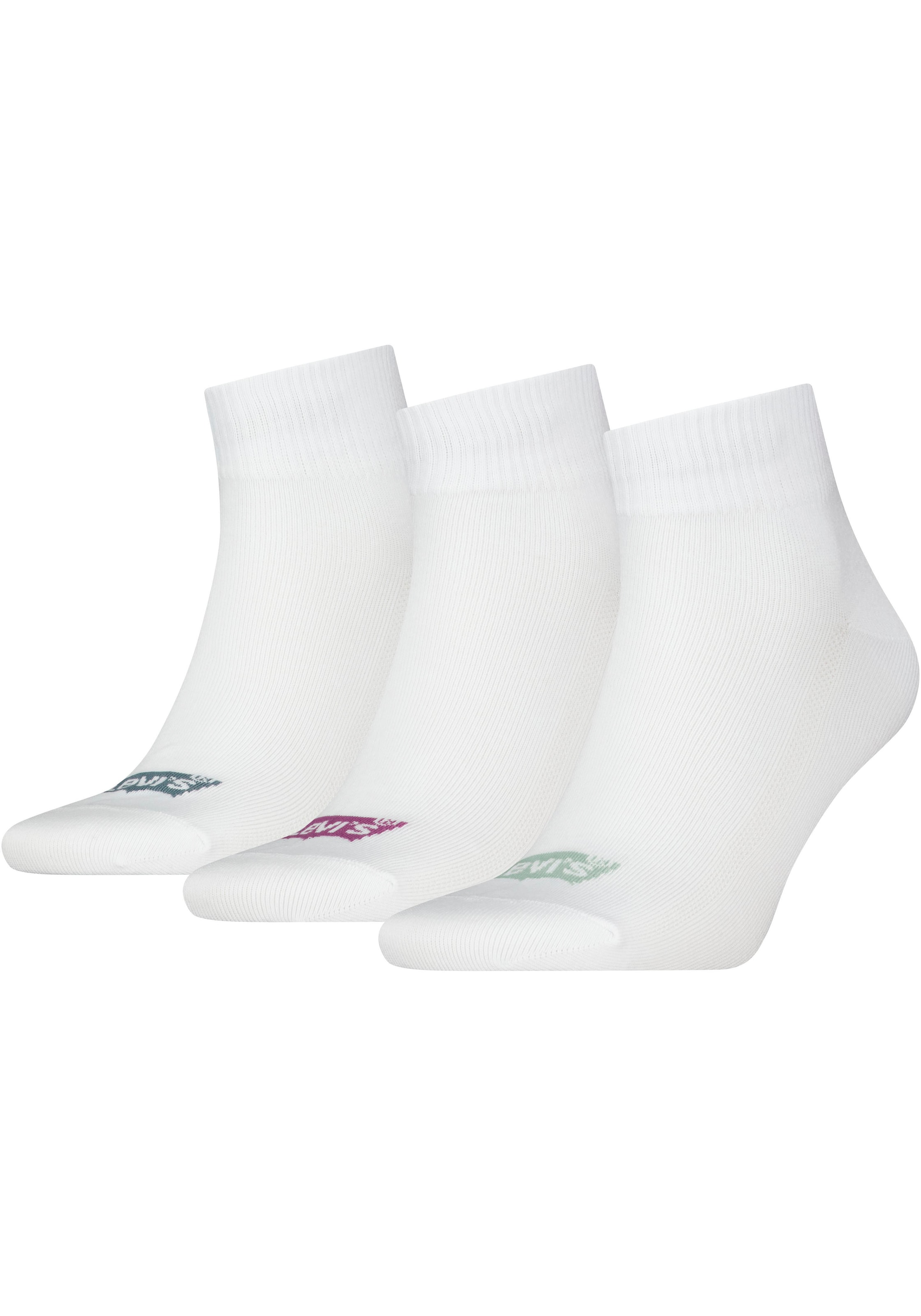 Levi\'s® Kurzsocken »Unisex RECYCLED COTTON«, online Packung, bei LEVIS kaufen Short-Socks CUT ( Paar), Schweiz MID LOGO 3 Jelmoli-Versand BATWING
