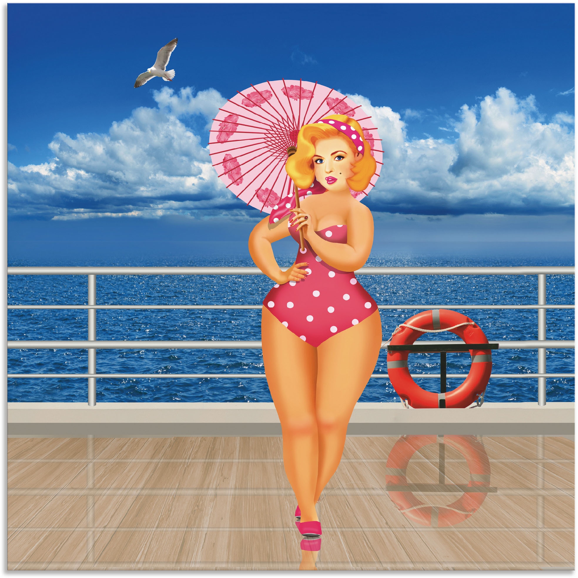 Artland Wandbild »Pin-Up Girl«, Bilder von Frauen, (1 St.), als Alubild,  Leinwandbild, Wandaufkleber oder Poster in versch. Grössen online shoppen |  Jelmoli-Versand