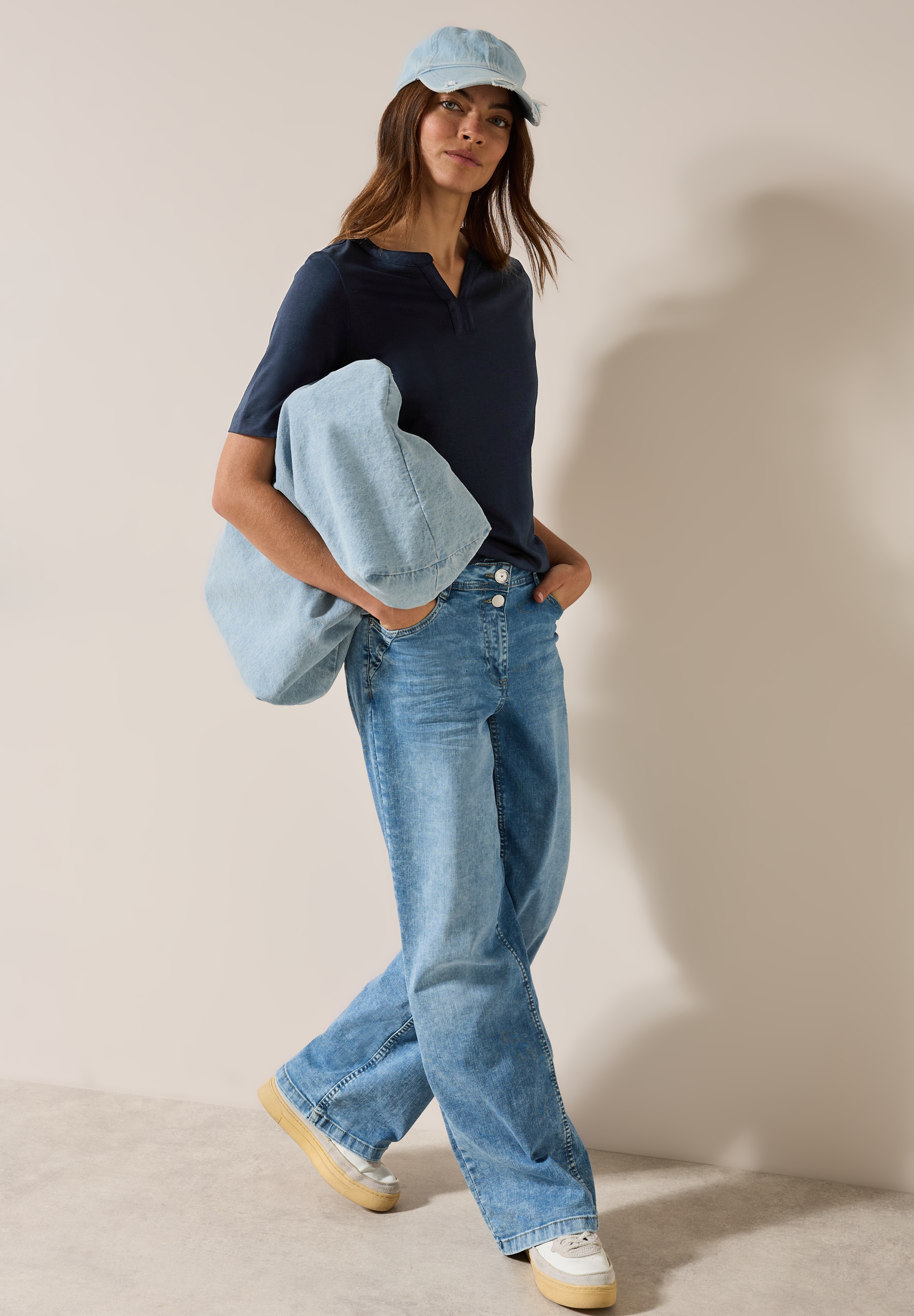 Cecil T-Shirt, im Tunik-Look