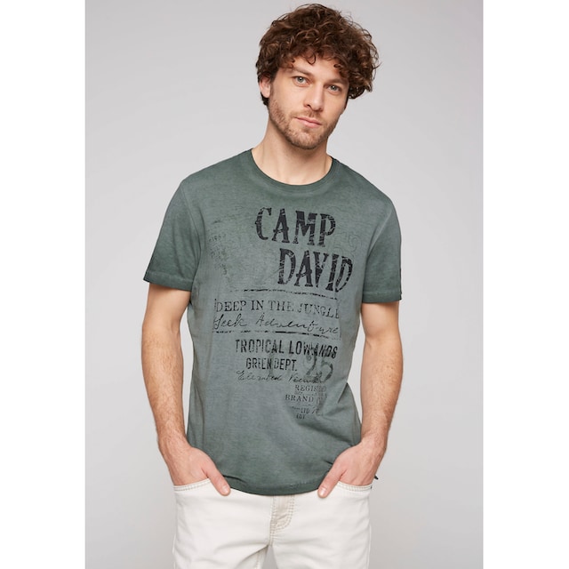 CAMP DAVID T-Shirt, mit Seitenschlitzen online kaufen | Jelmoli-Versand