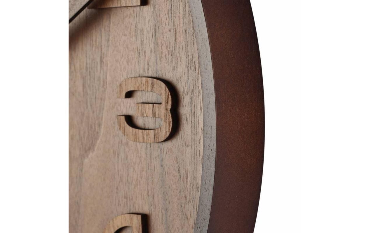 NEXTIME Wanduhr »Wanduhr Wood Wood Big«