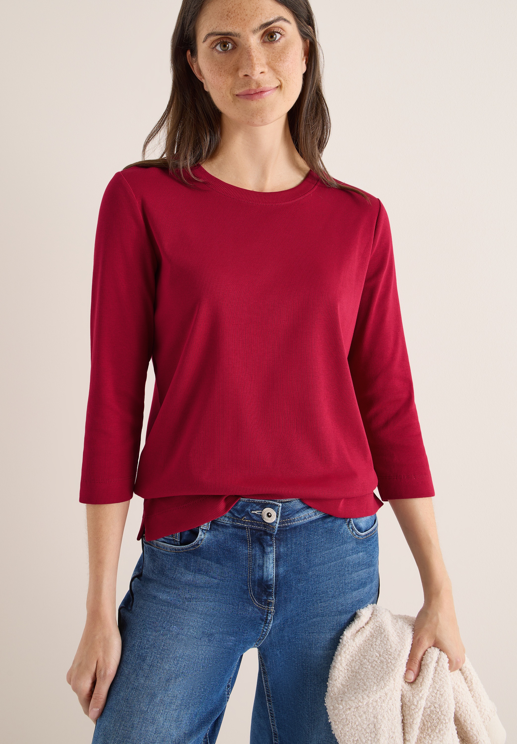 Cecil 3/4-Arm-Shirt mit 3/4-Ärmel