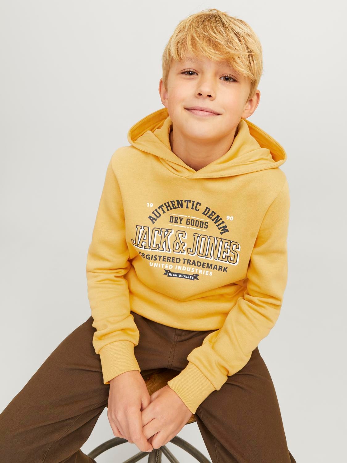 Jack & Jones Junior Kapuzensweatshirt »JJELOGO SWEAT HOOD 2 COL 24/25 NOOS JNR«