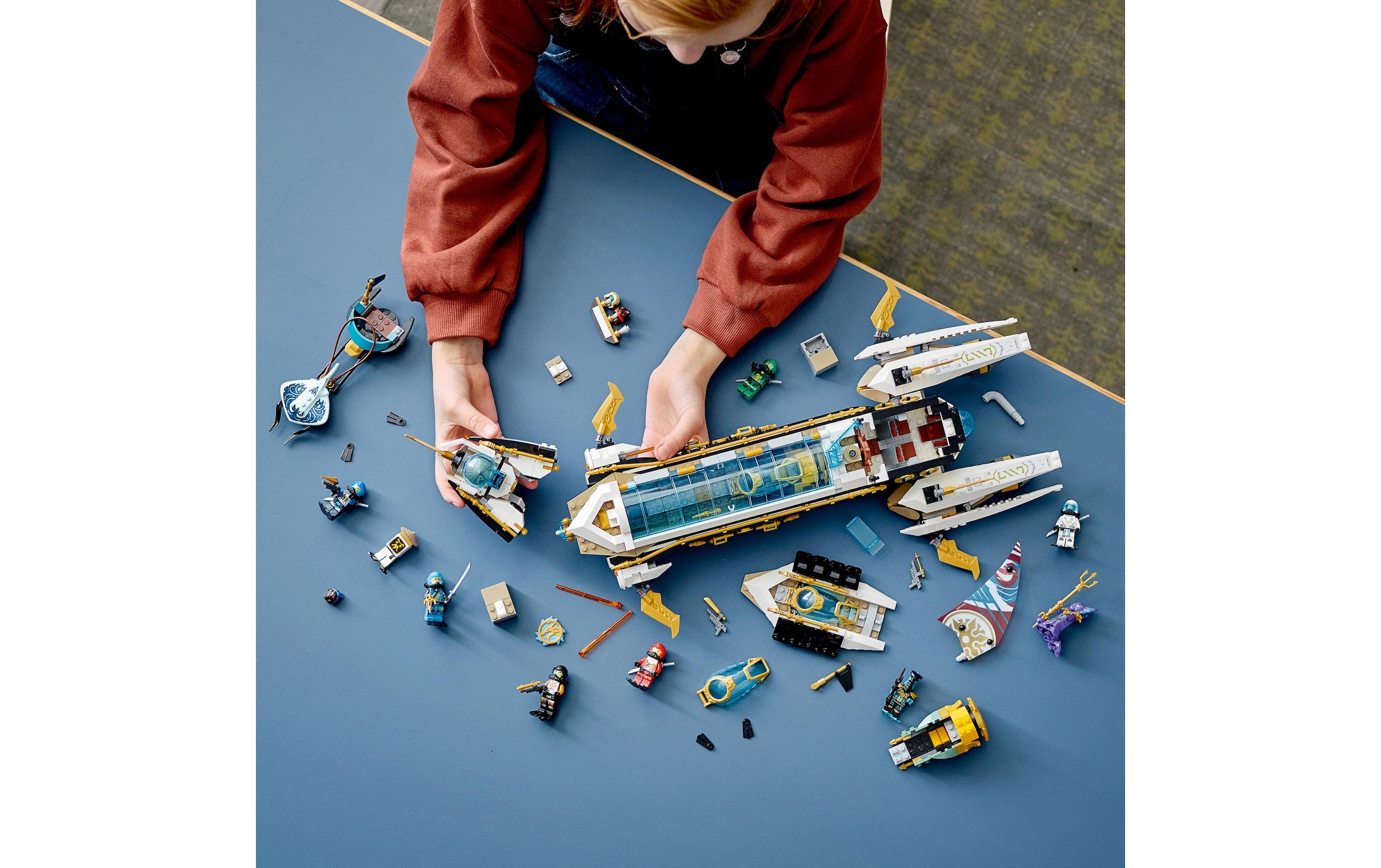 LEGO® Konstruktionsspielsteine »Wassersegler 71756«