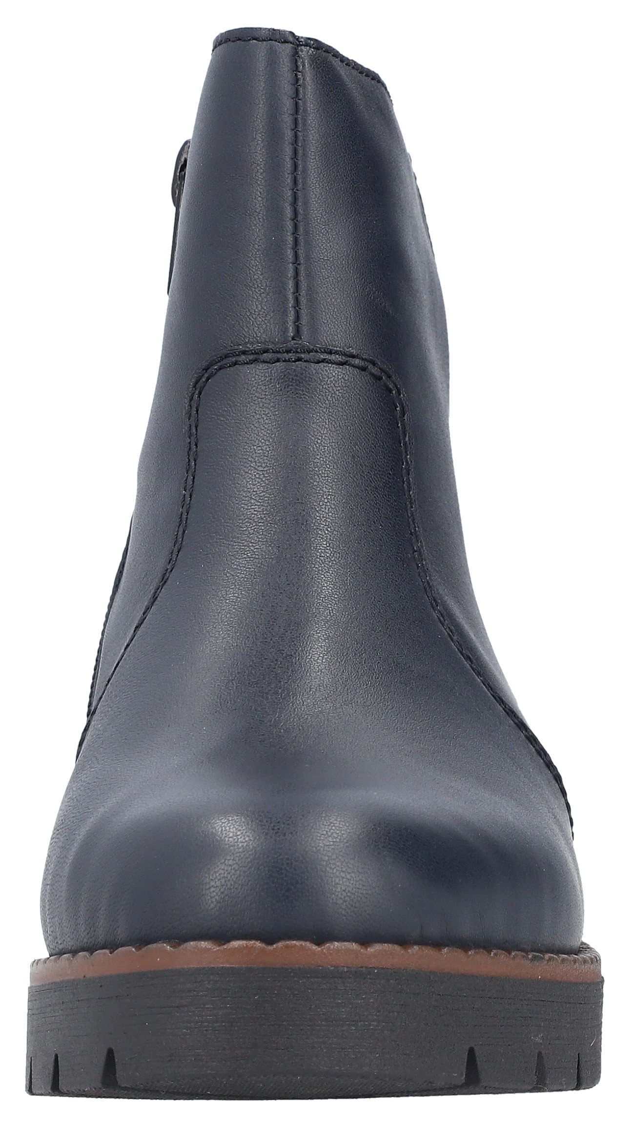 Rieker Schlupfboots, Stiefelette, Casual-Boots, Basic-Boots mit Innenreissverschluss