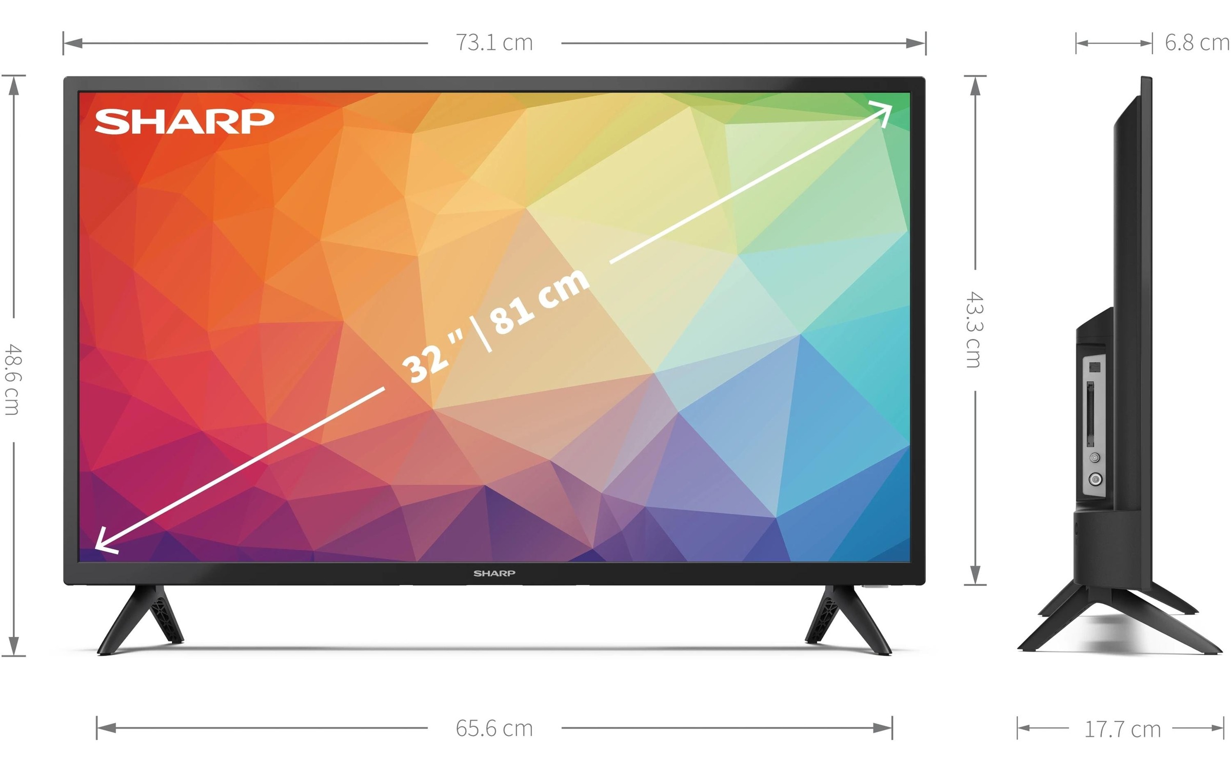 Sharp LCD-LED Fernseher »32FG2EA 32«