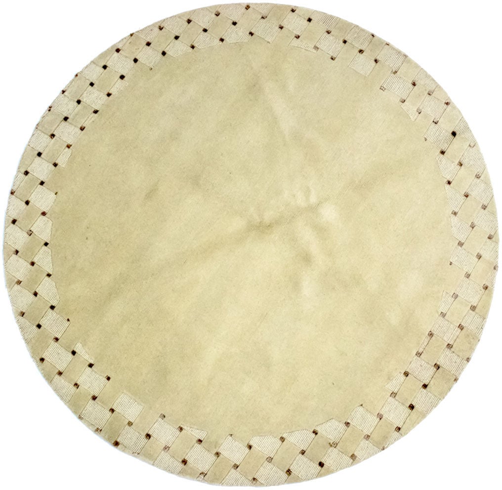 morgenland Wollteppich »Nepal Teppich Welina«, rund, 18 mm Höhe, handgeknüpft