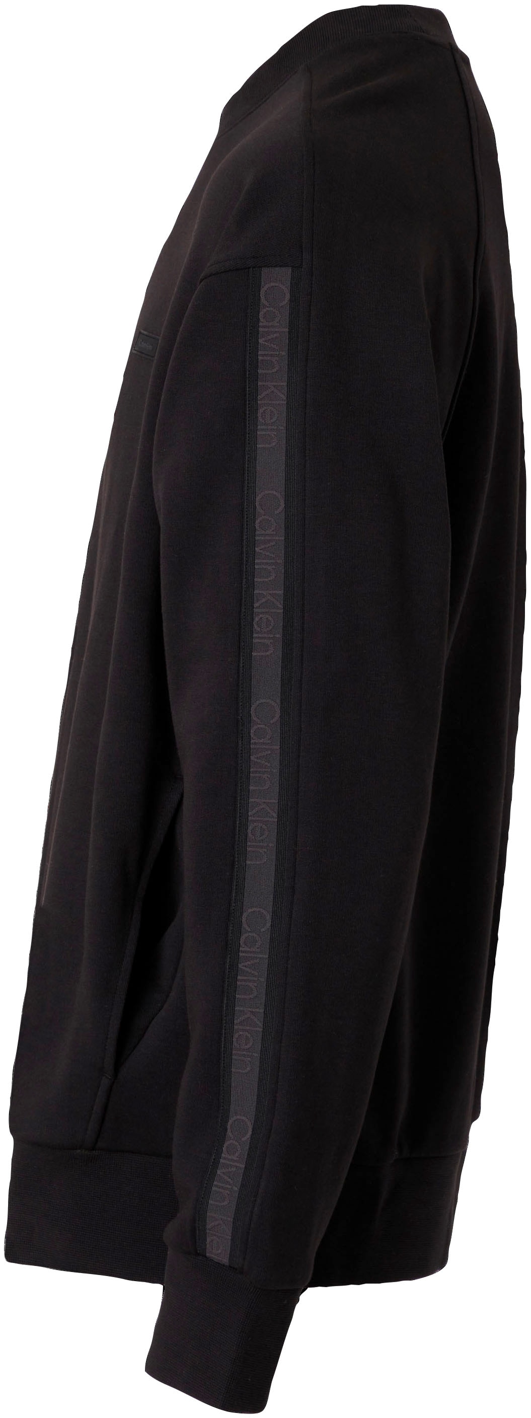 Calvin Klein COMFORT mit | »LOGO Jelmoli-Versand TAPE SWEATSHIRT«, Ärmel kaufen am Logo-Streifen online Sweatshirt