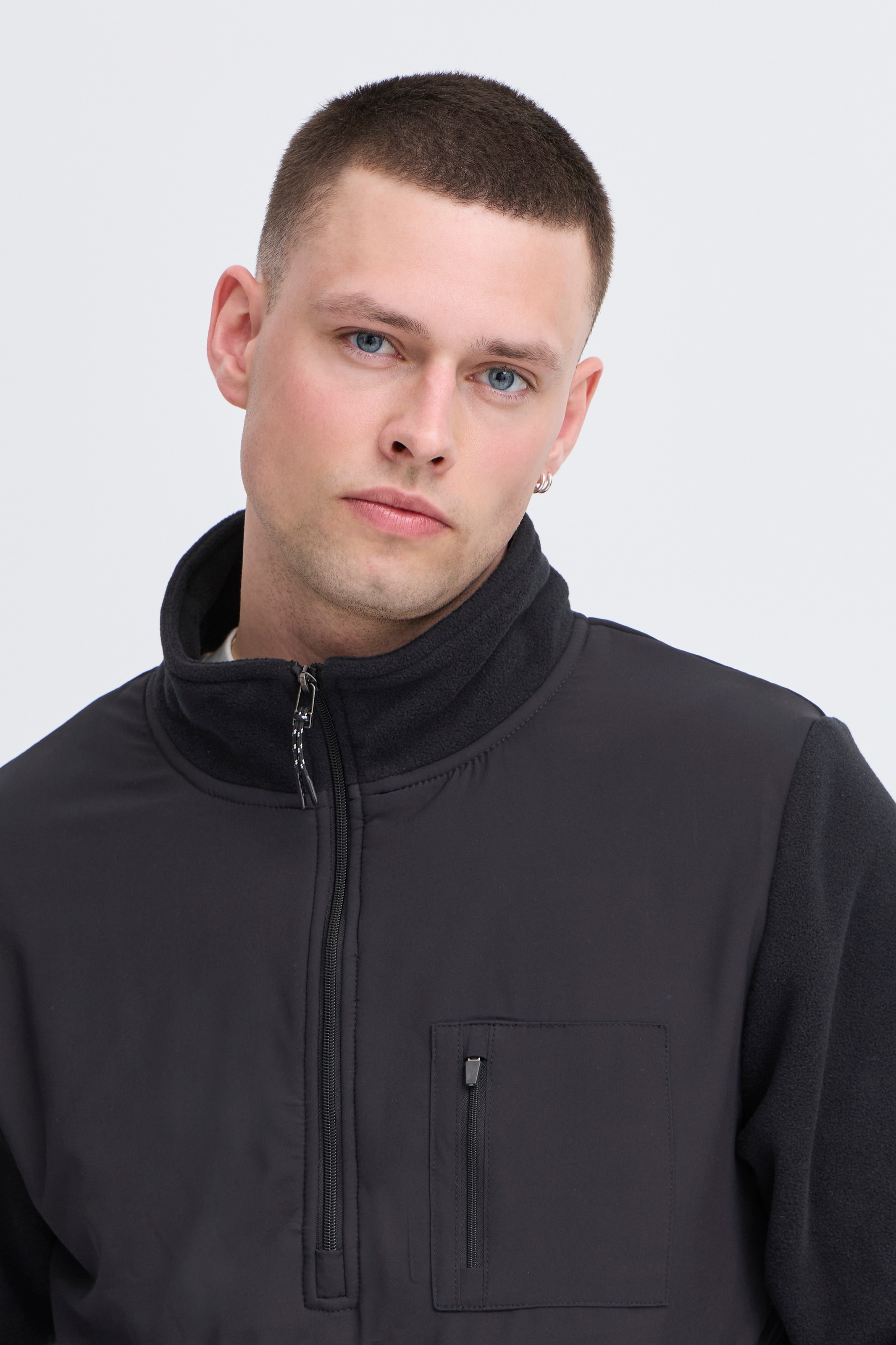 Blend Fleecepullover »BHMARIO Sweatshirt halfzipp«