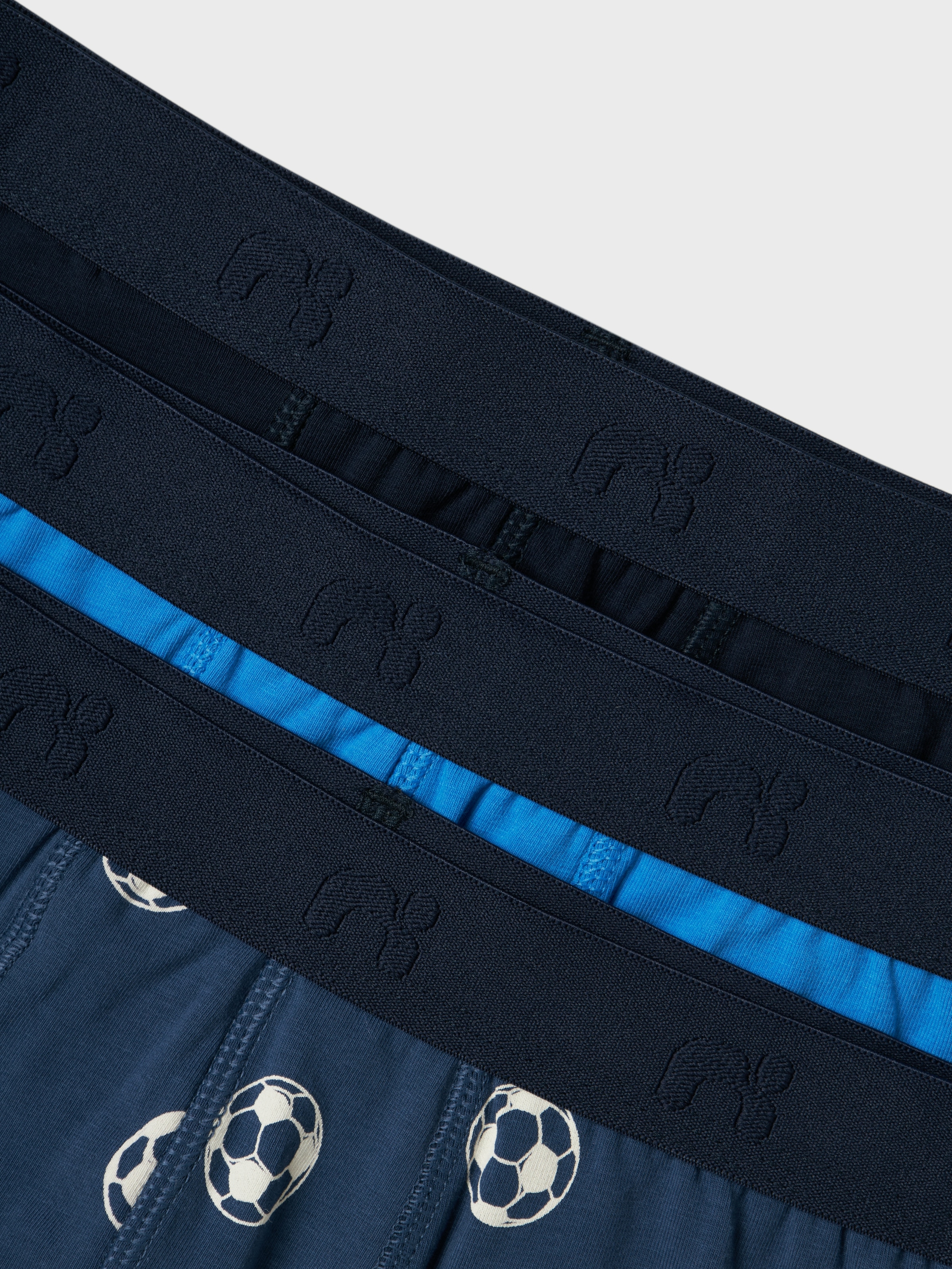 Name It Trunk »NKMBOXER 3P DARK DENIM FOOTBALL NOOS«, (Packung, 3 St.)